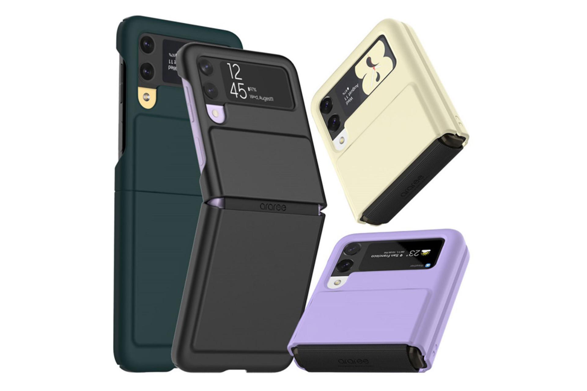 قاب گوشی نمای آراری Araree Aero Flex For Samsung Galaxy Z Flip4 رنگ های مختلف