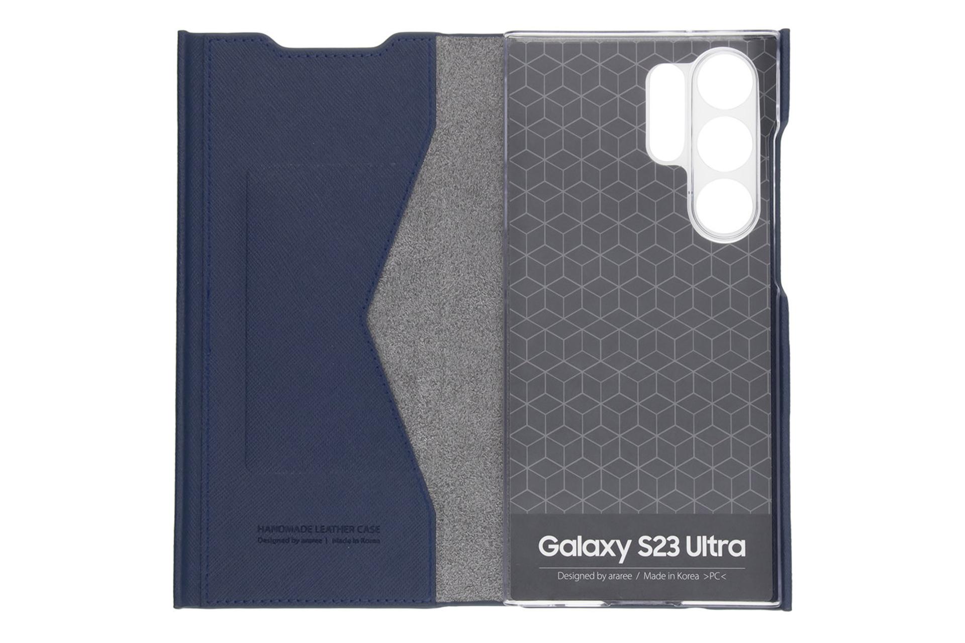 قاب گوشی آراری Araree Bonnet Stand For Samsung Galaxy S23 Ultra نمای داخل