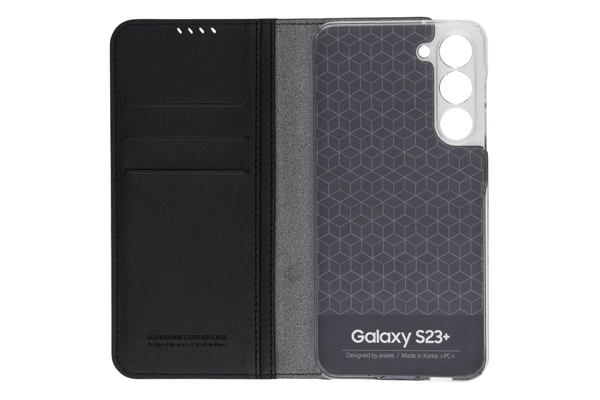 قاب گوشی آراری Araree Mustang Diary For Samsung Galaxy S23 Plus نمای داخل