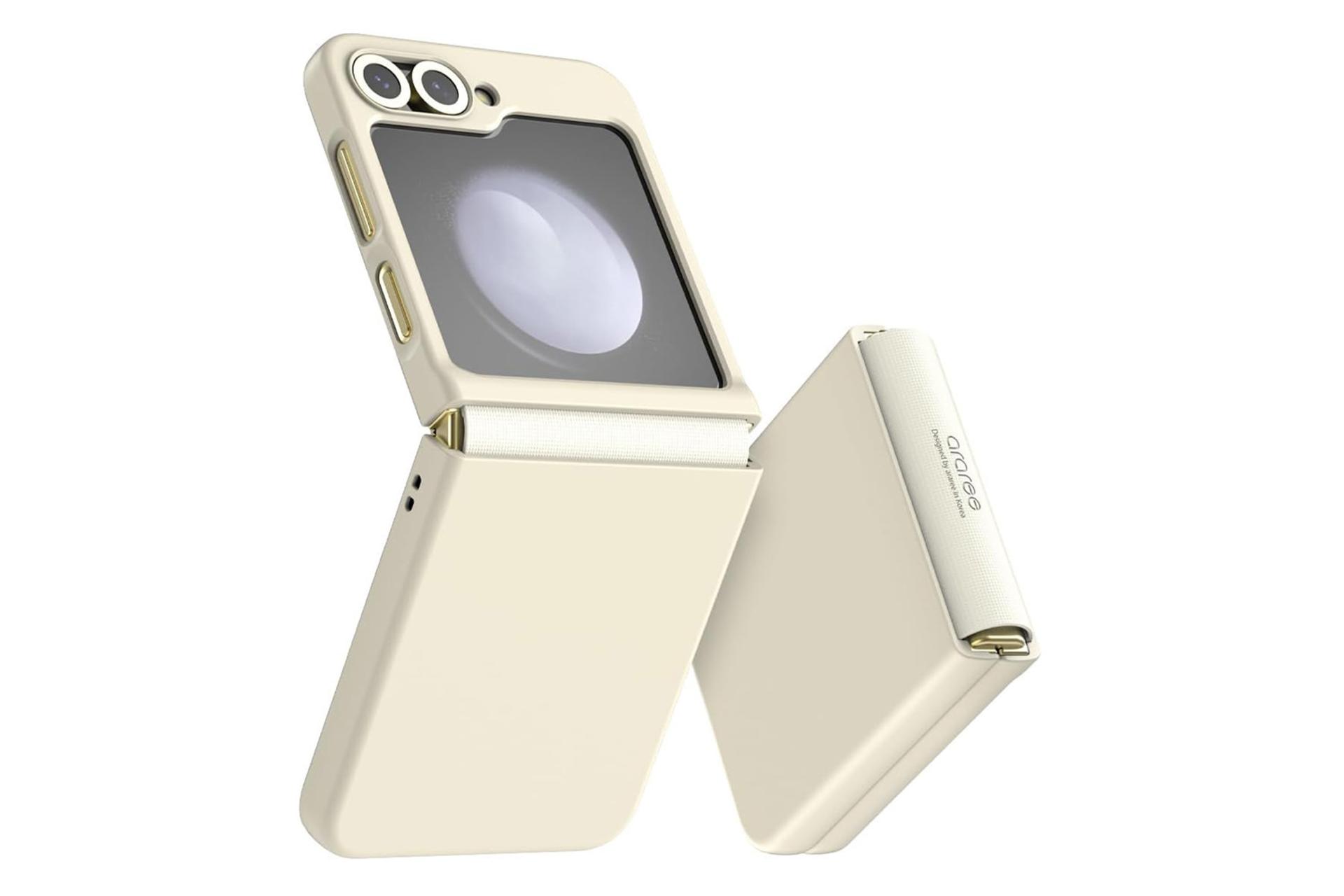 قاب گوشی آراری Araree Aero Flex For Samsung Galaxy Z Flip6 رنگ کرم