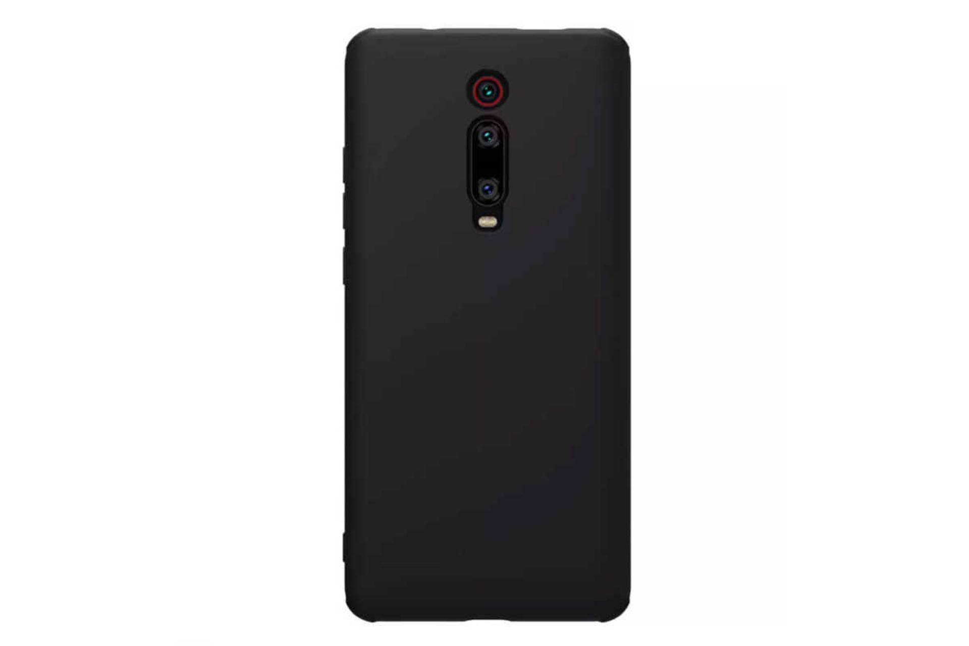 نمای پشت قاب گوشی نیلکین مدل Rubber Wrapped مناسب شیائومی Redmi K20 Pro / K20 / Mi 9T / Mi 9T Pro رنگ مشکی