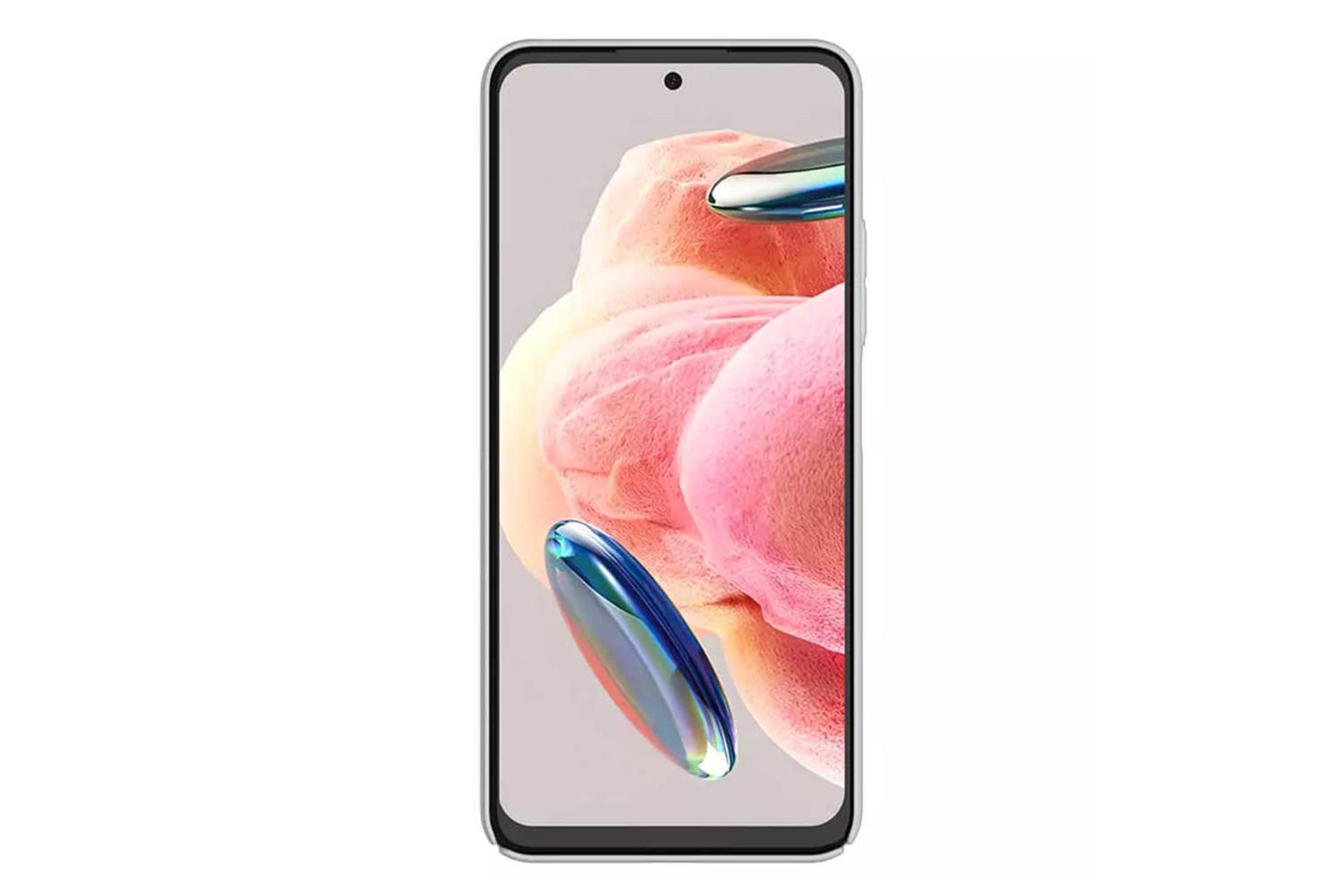 نمای بالای قاب گوشی نیلکین مدل Super Frosted Shield مناسب شیائومی Redmi Note 12 4G رنگ سفید