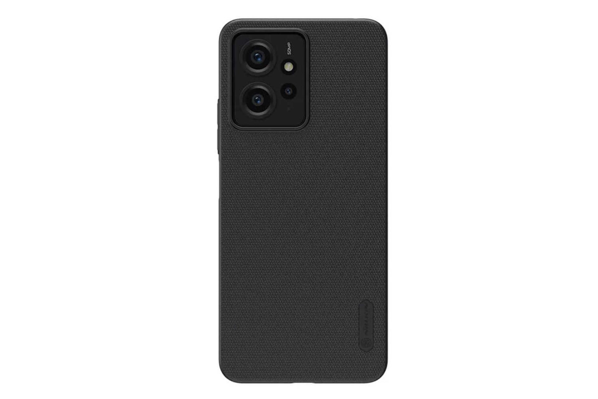 نمای پشت قاب گوشی نیلکین مدل Super Frosted Shield مناسب شیائومی Redmi Note 12 4G رنگ مشکی