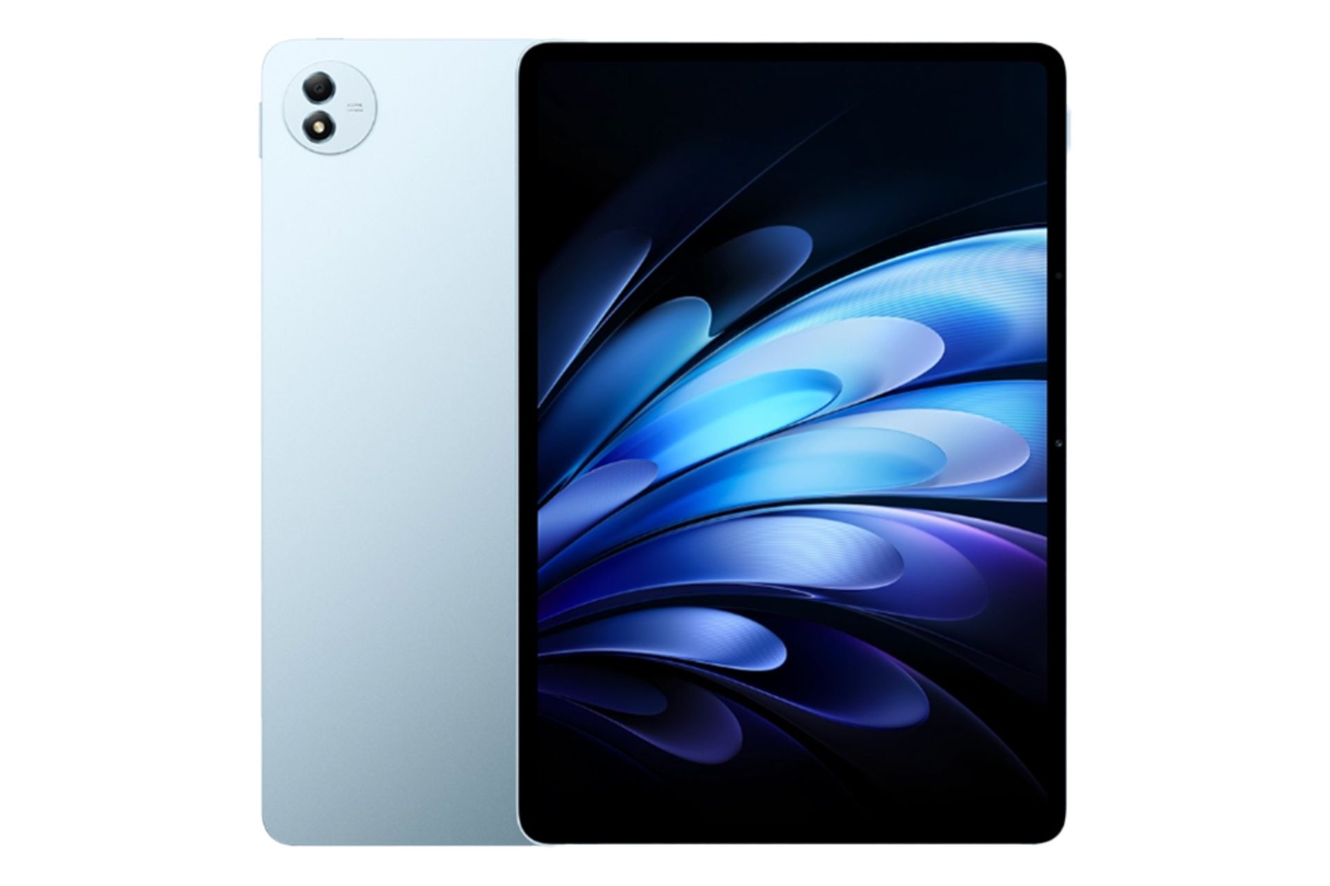 نمای کلی تبلت ویوو پد 5 پرو / vivo Pad5 Pro با نمایشگر روشن و نمایش دوربین پنل پشت