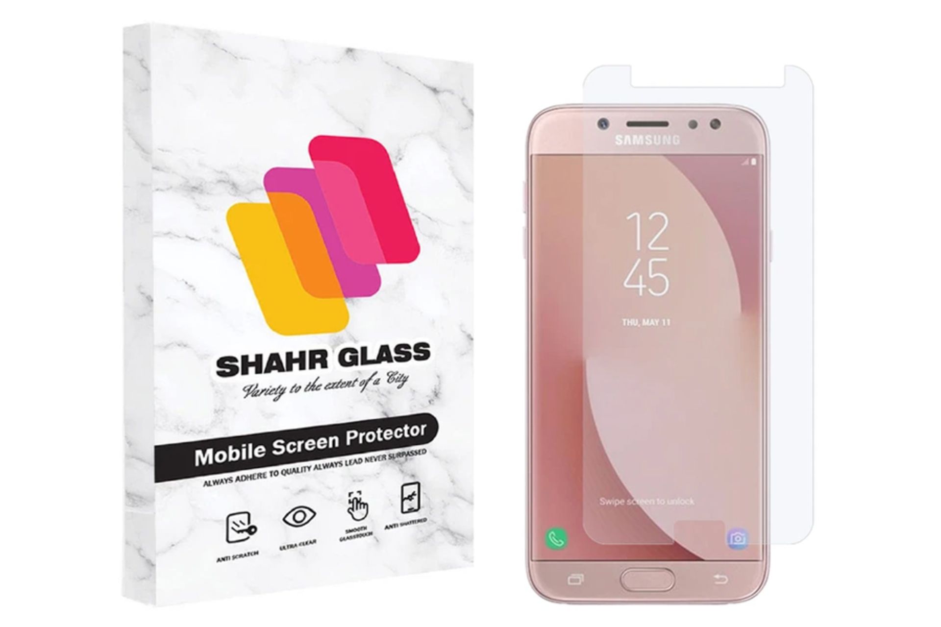 محافظ صفحه نمایش گوشی شهر گلس مدل SMP مناسب سامسونگ Galaxy J7 Pro