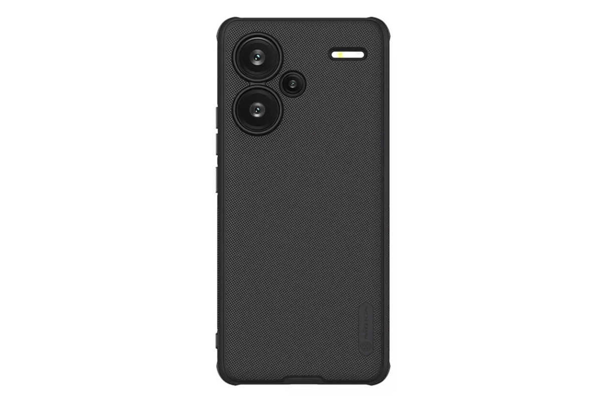 نمای پشت قاب گوشی نیلکین مدل Super Frosted Shield Pro مناسب شیائومی Redmi Note 13 Pro Plus رنگ مشکی