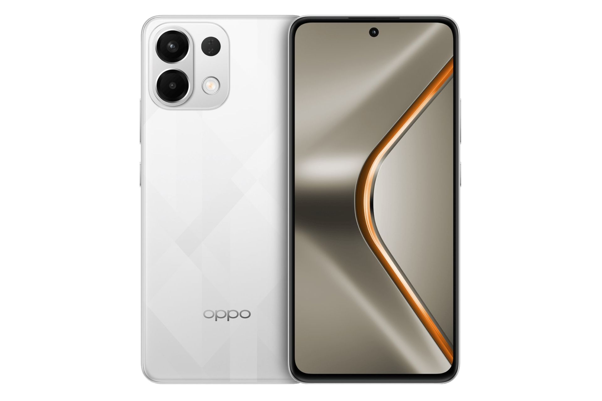 پنل جلو و پشت گوشی موبایل اوپو Oppo K12s سفید