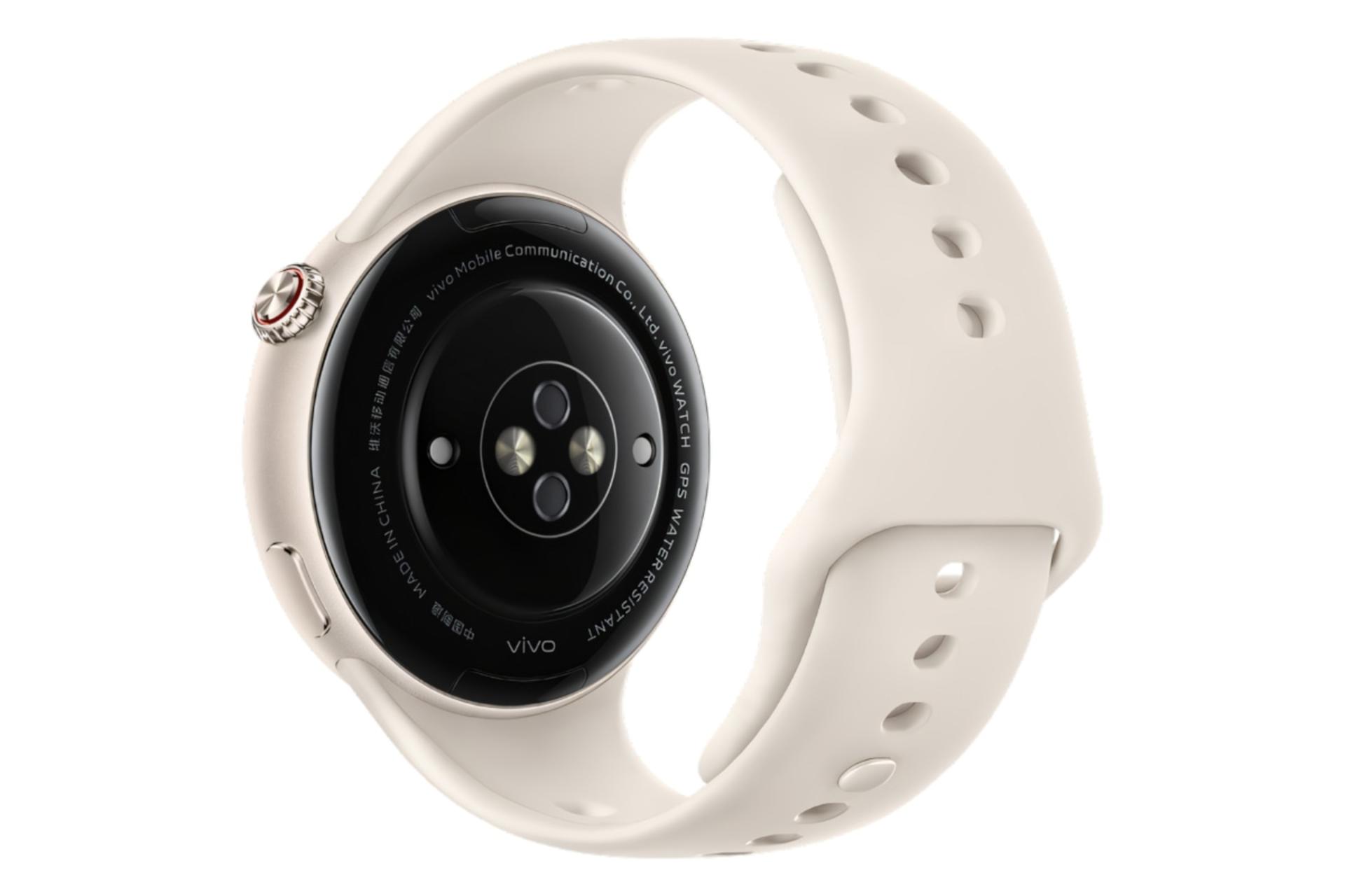 پشت ساعت هوشمند ویوو واچ 5 آلومینیوم کرم رنگ / vivo Watch 5 Aluminum