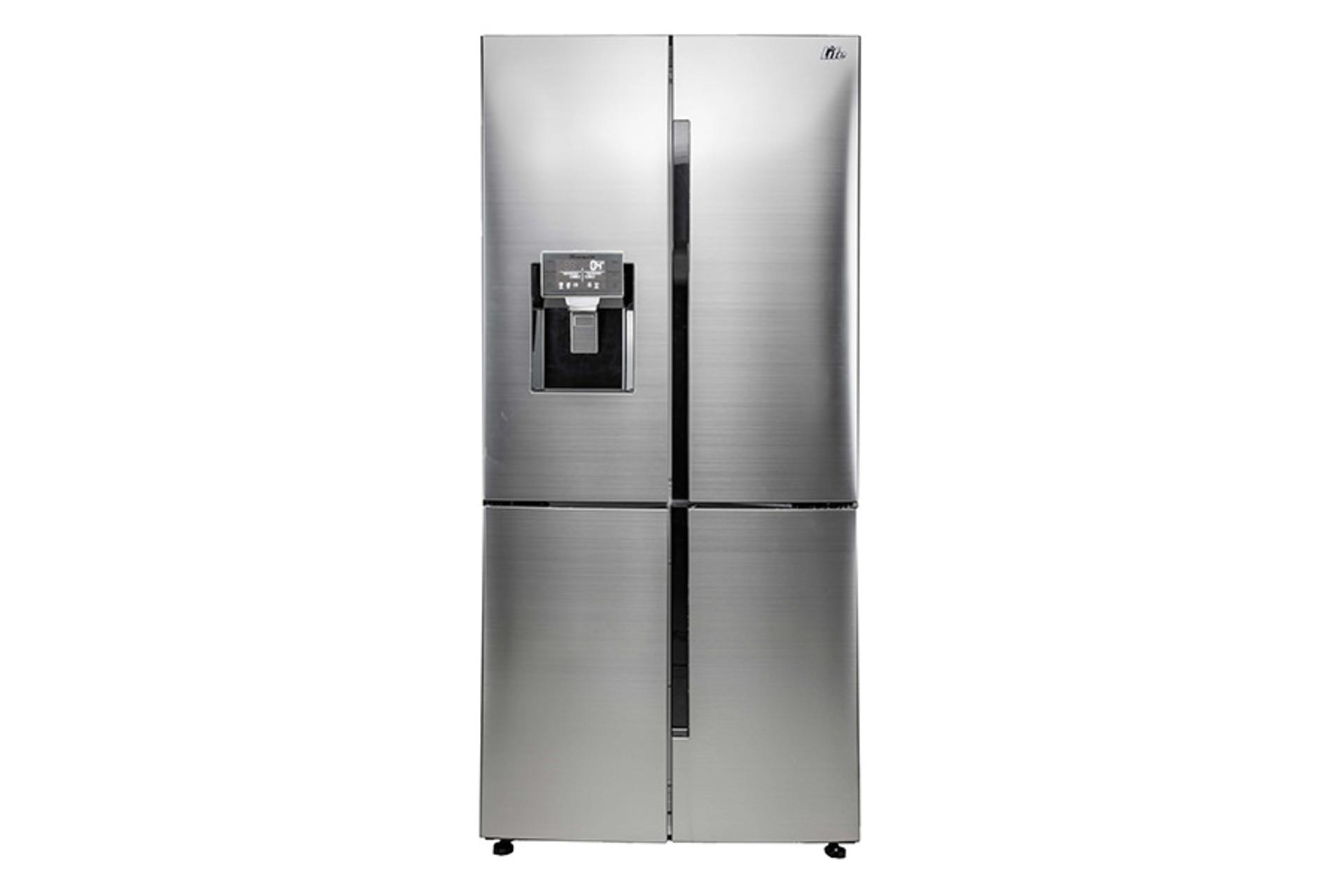یخچال فریزر لایف Life 2710 نمای جلو رنگ نقره ای