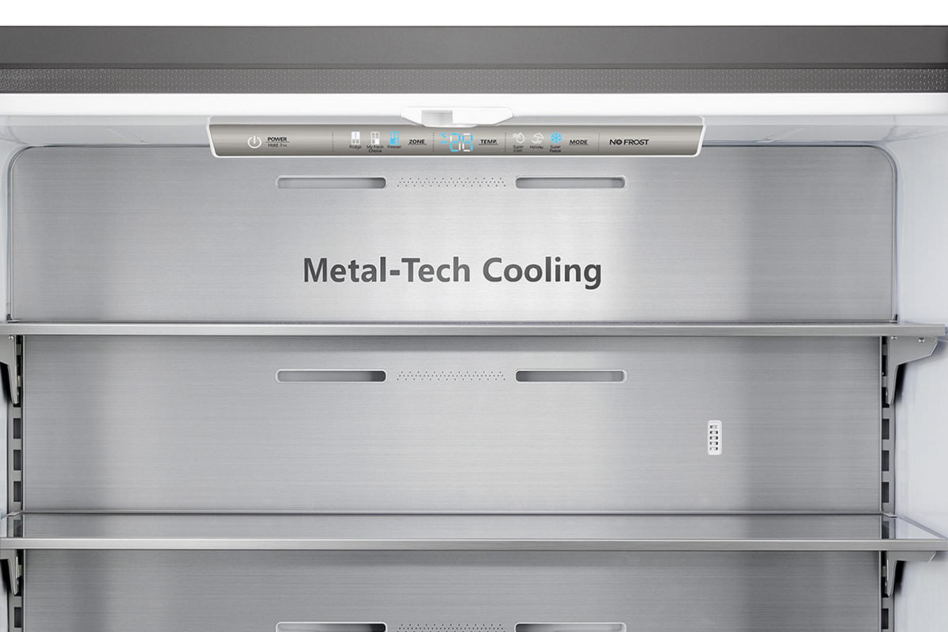 یخچال فریزر هایسنس Hisense RQ749 نمای پنل کنترل در داخل یخچال