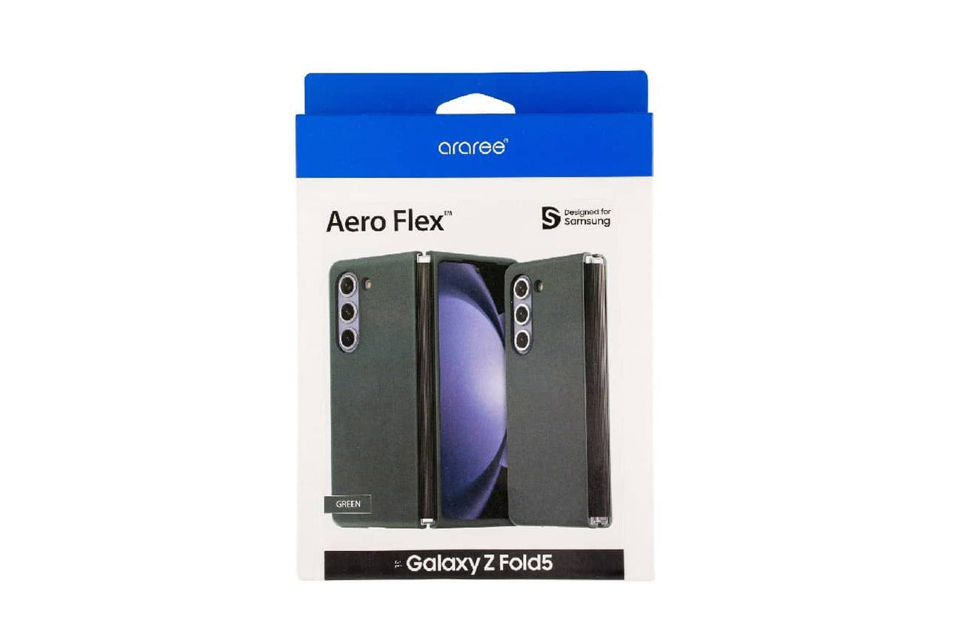قاب گوشی آراری Araree Aero Flex For Samsung Galaxy Z Fold5 جعبه و بسته بندی