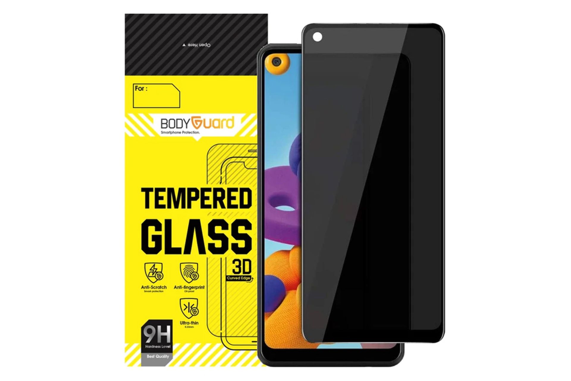 محافظ صفحه نمایش گوشی بادیگارد مدل PS مناسب سامسونگ Galaxy A21s