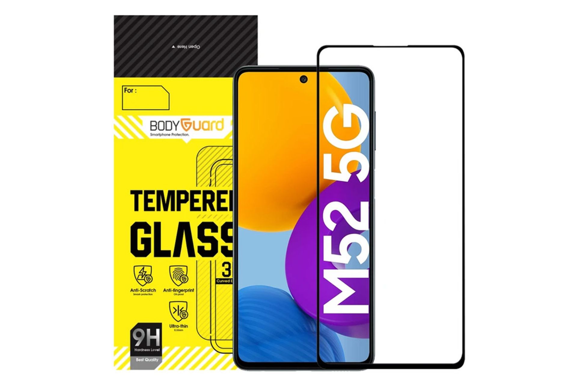 محافظ صفحه نمایش گوشی بادیگارد مدل FS مناسب سامسونگ Galaxy M52 5G