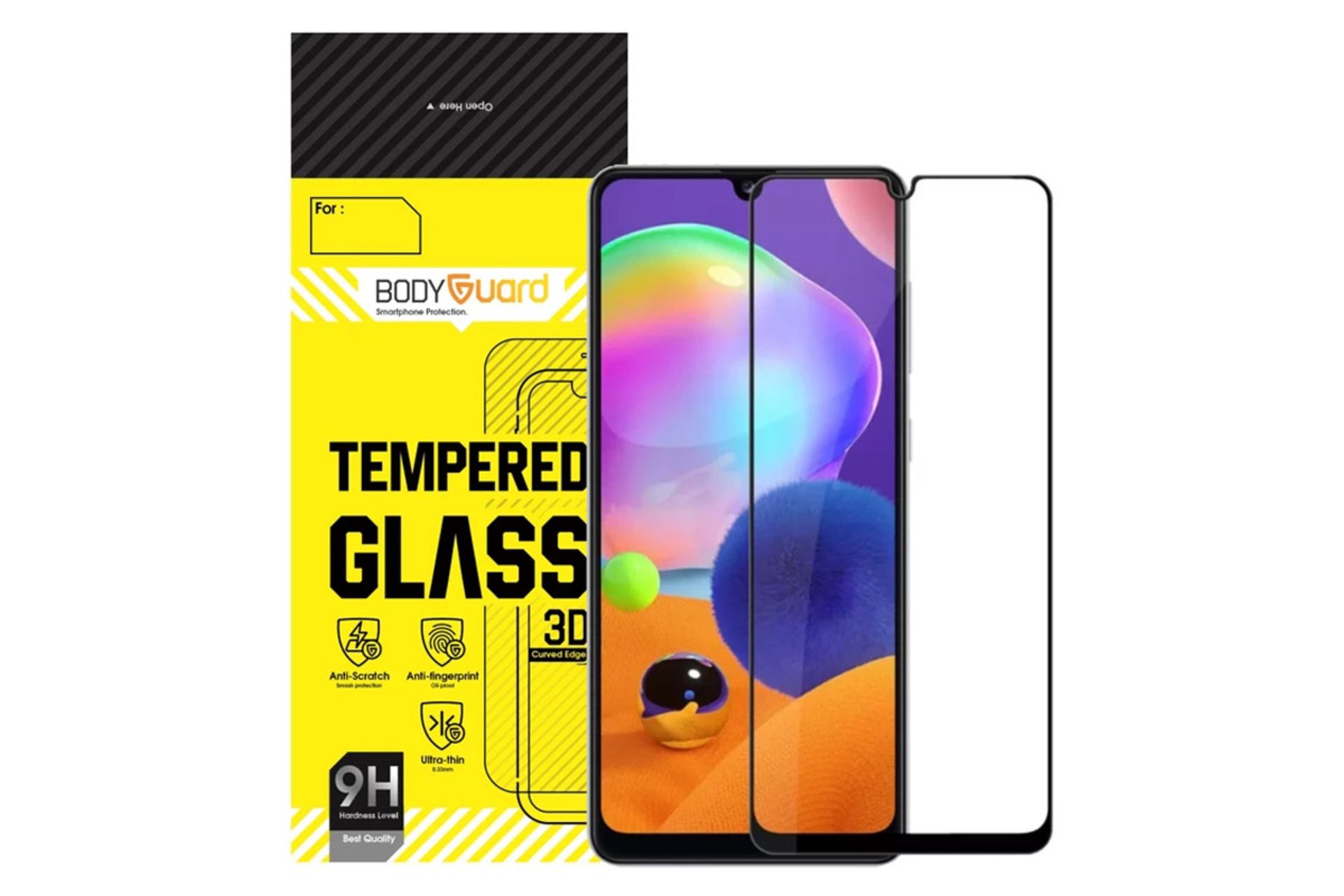 محافظ صفحه نمایش گوشی بادیگارد مدل FS مناسب سامسونگ Galaxy A31