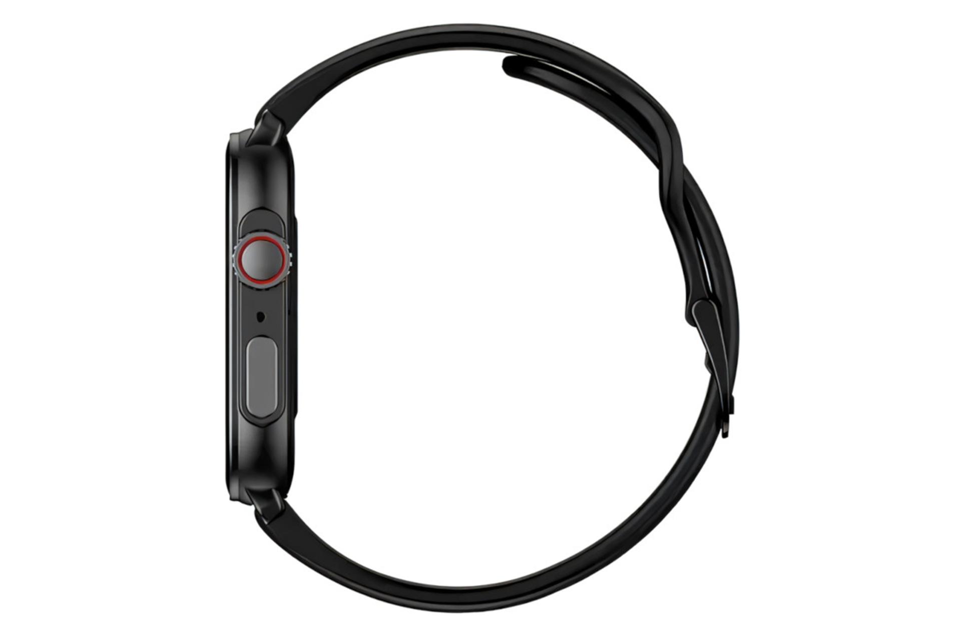 سمت راست ساعت هوشمند آی می لب IMIKI SF1E شیائومی مشکی / Xiaomi IMILAB IMIKI SF1E