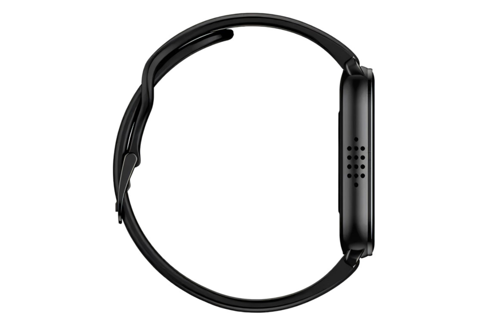 سمت چپ ساعت هوشمند آی می لب IMIKI SF1E شیائومی مشکی / Xiaomi IMILAB IMIKI SF1E