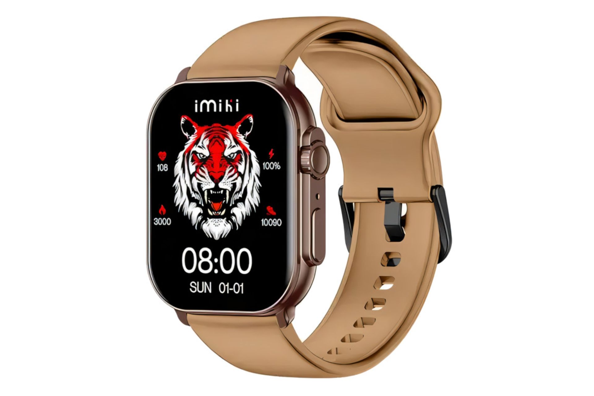 ساعت هوشمند آی می لب IMIKI SF1E شیائومی قهوه ای / Xiaomi IMILAB IMIKI SF1E