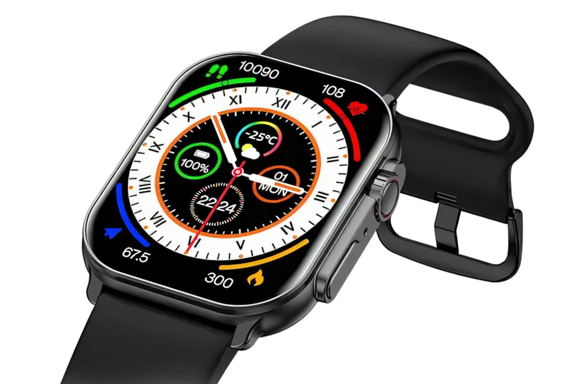 صفحه نمایش ساعت هوشمند آی می لب IMIKI SF1E شیائومی مشکی / Xiaomi IMILAB IMIKI SF1E