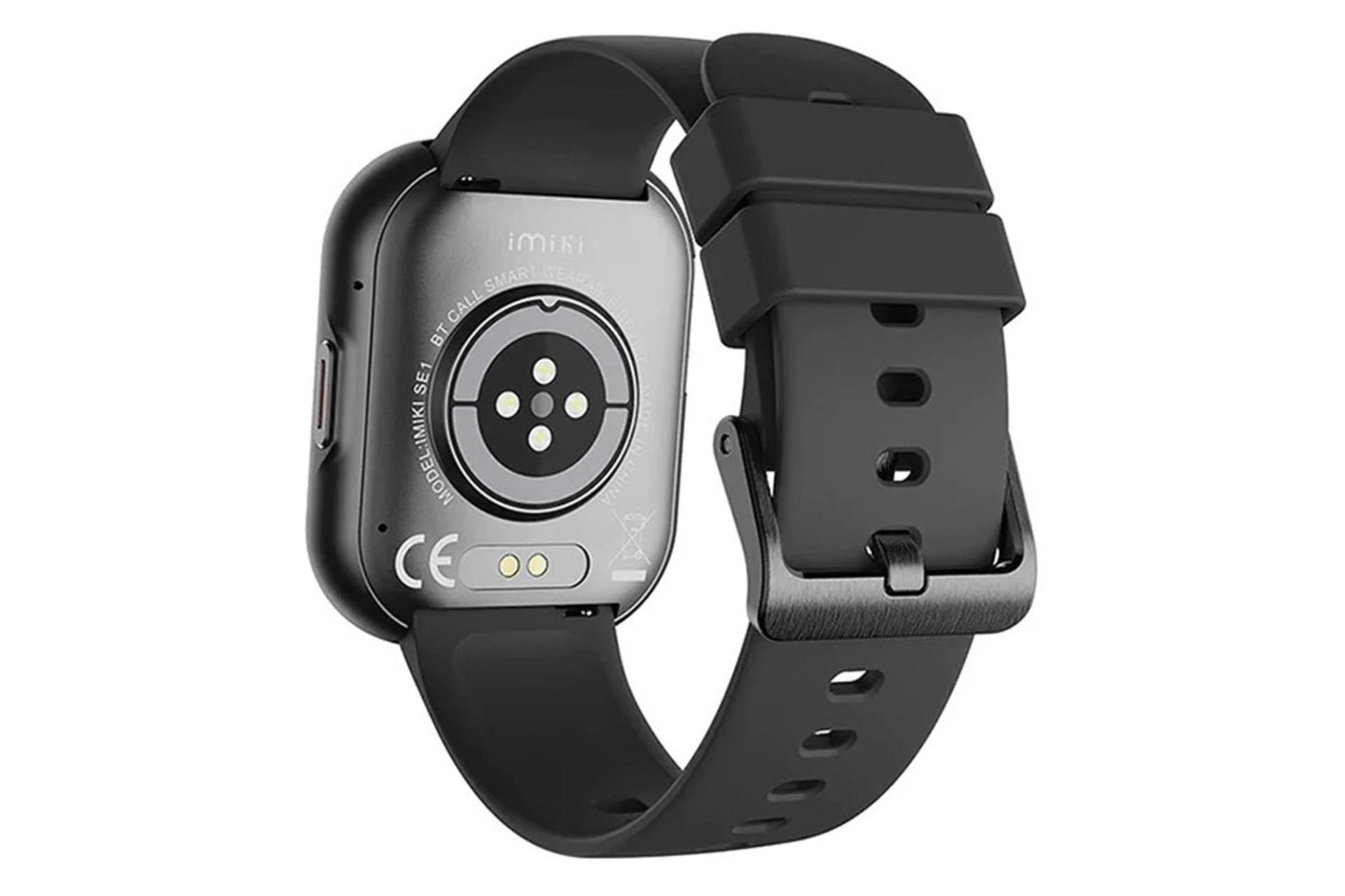 پشت ساعت هوشمند آی می لب IMIKI SE1 شیائومی مشکی / Xiaomi IMILAB IMIKI SE1