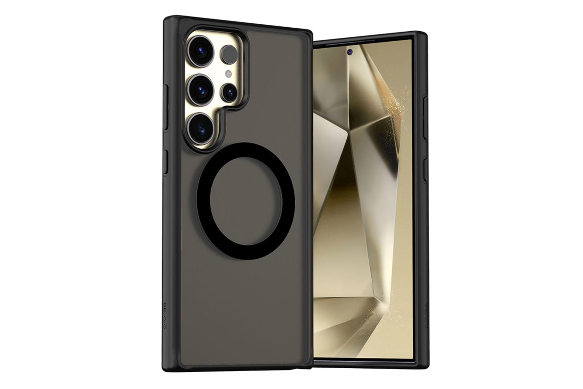 قاب گوشی آراری Araree Duple M For Samsung Galaxy S24 Ultra رنگ مشکی