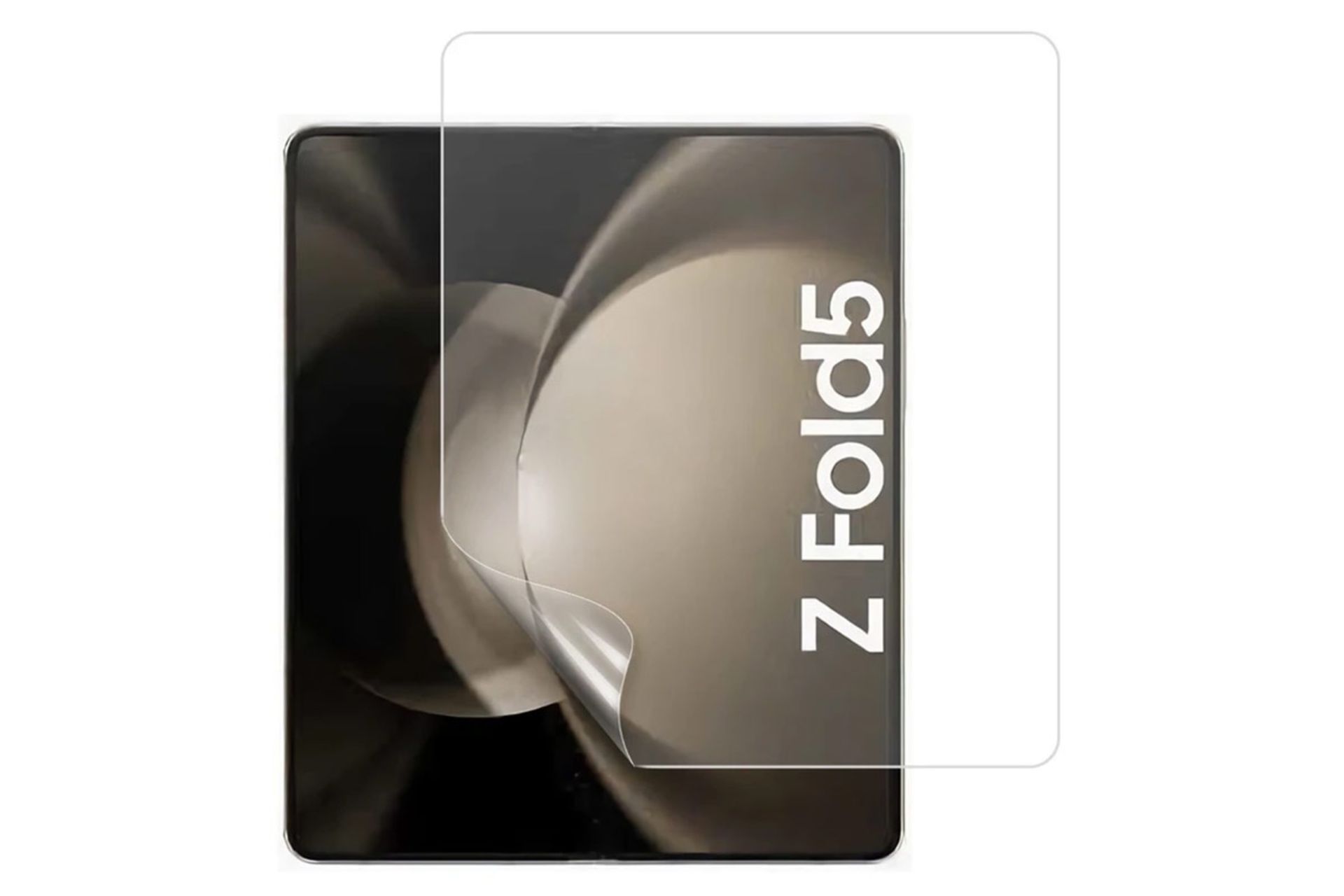 شفافیت محافظ صفحه نمایش گوشی بادیگارد مدل HydroGel مناسب سامسونگ Galaxy Z Fold5 به همراه محافظ پشت گوشی