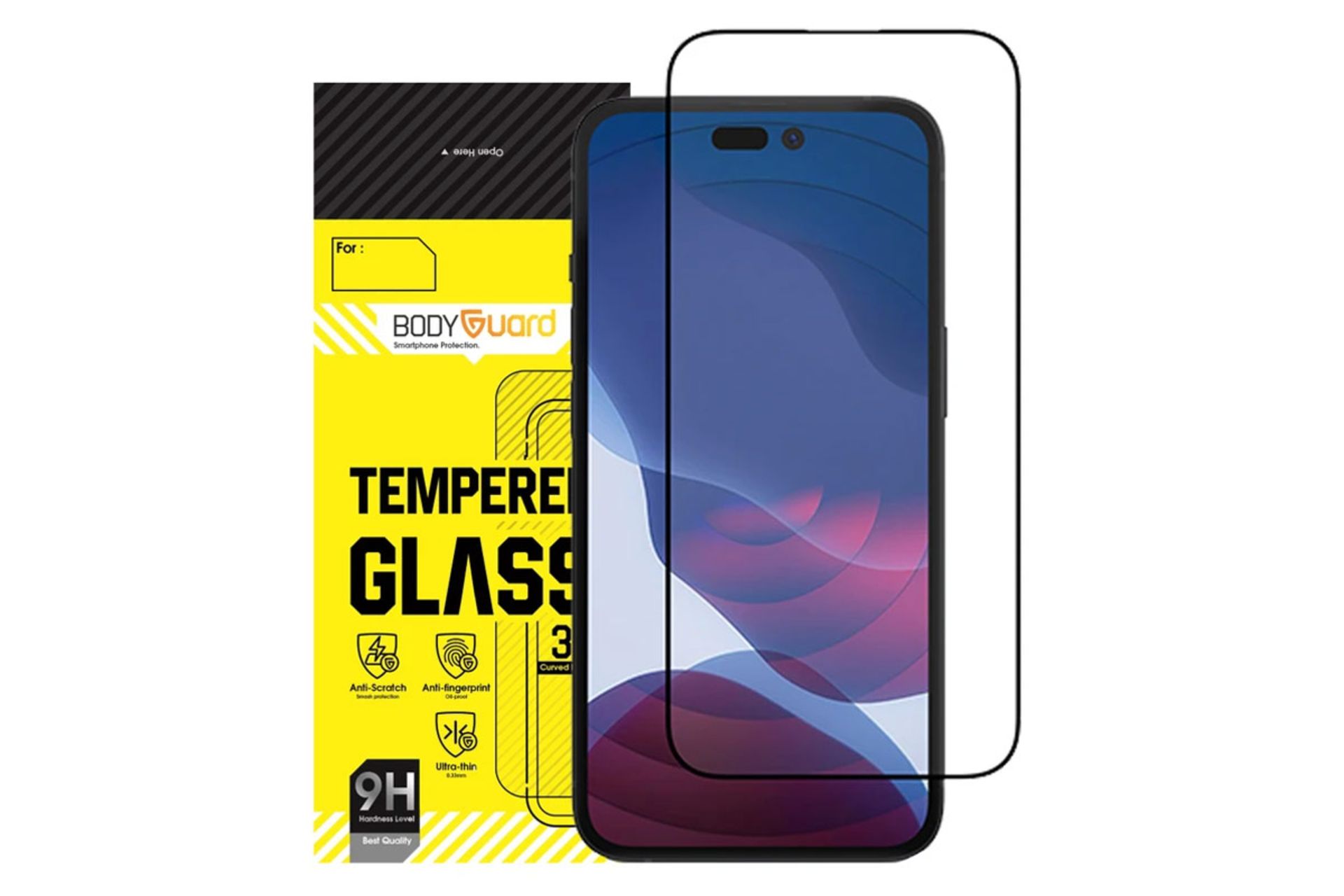 محافظ صفحه نمایش گوشی بادیگارد مدل آنتی استاتیک مناسب اپل iPhone 14 Pro Max