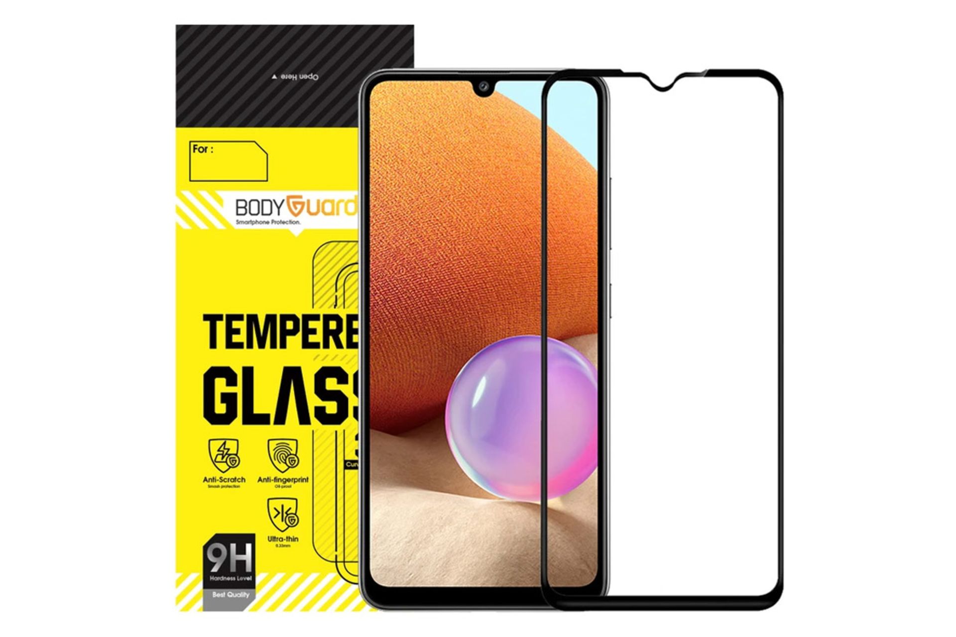 محافظ صفحه نمایش گوشی بادیگارد مدل FS مناسب سامسونگ Galaxy A32 4G