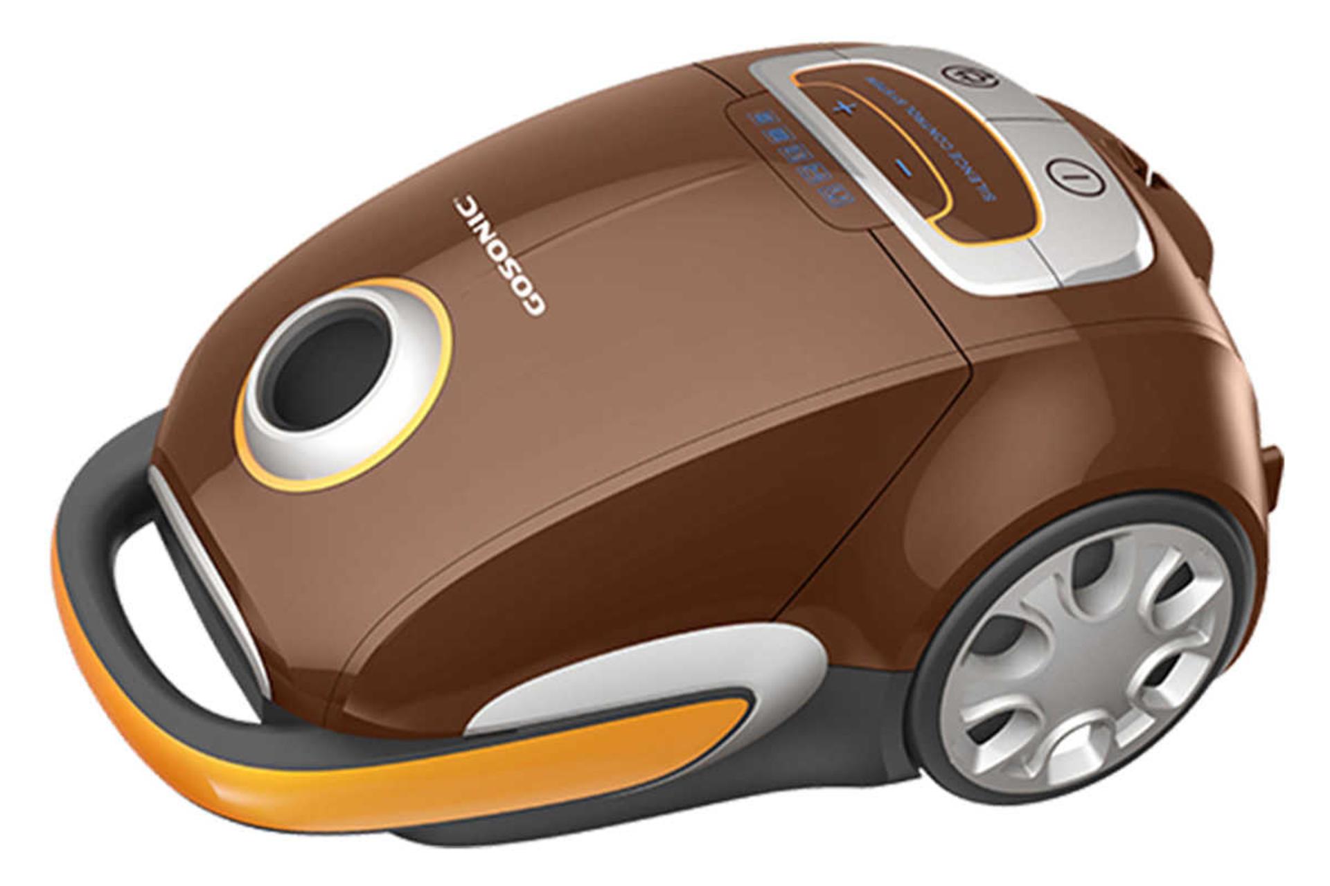 نمای سمت راست جاروبرقی گوسونیک GSV-3500 رنگ قهوه‌ای