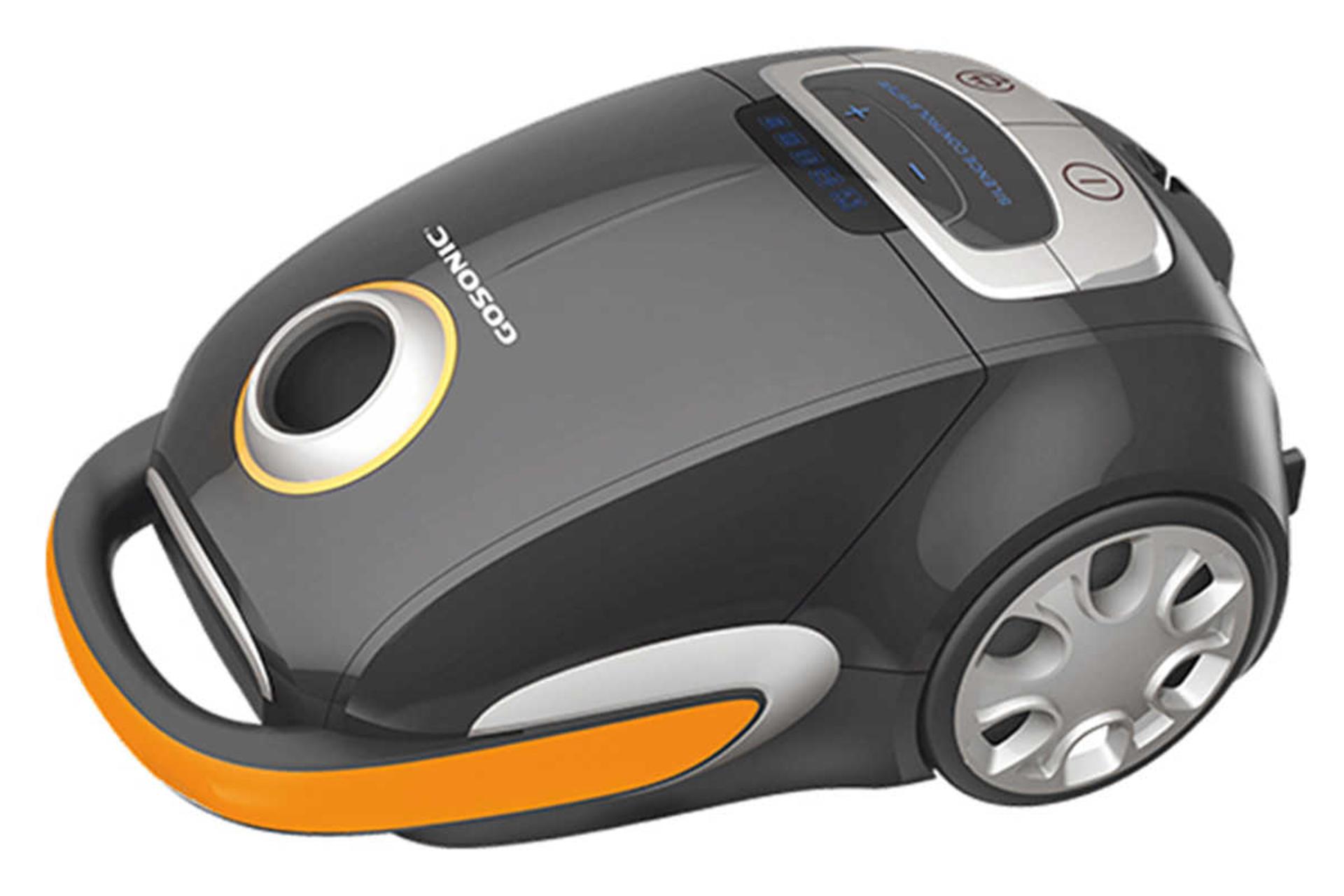 نمای سمت راست جاروبرقی گوسونیک GSV-3500 رنگ خاکستری