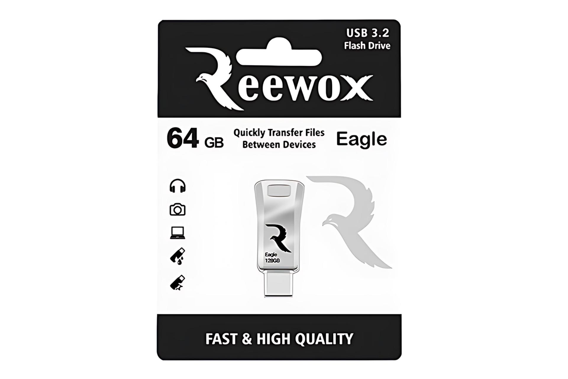 جعبه فلش مموری ریووکس Reewox Eagle 64GB USB 3.2