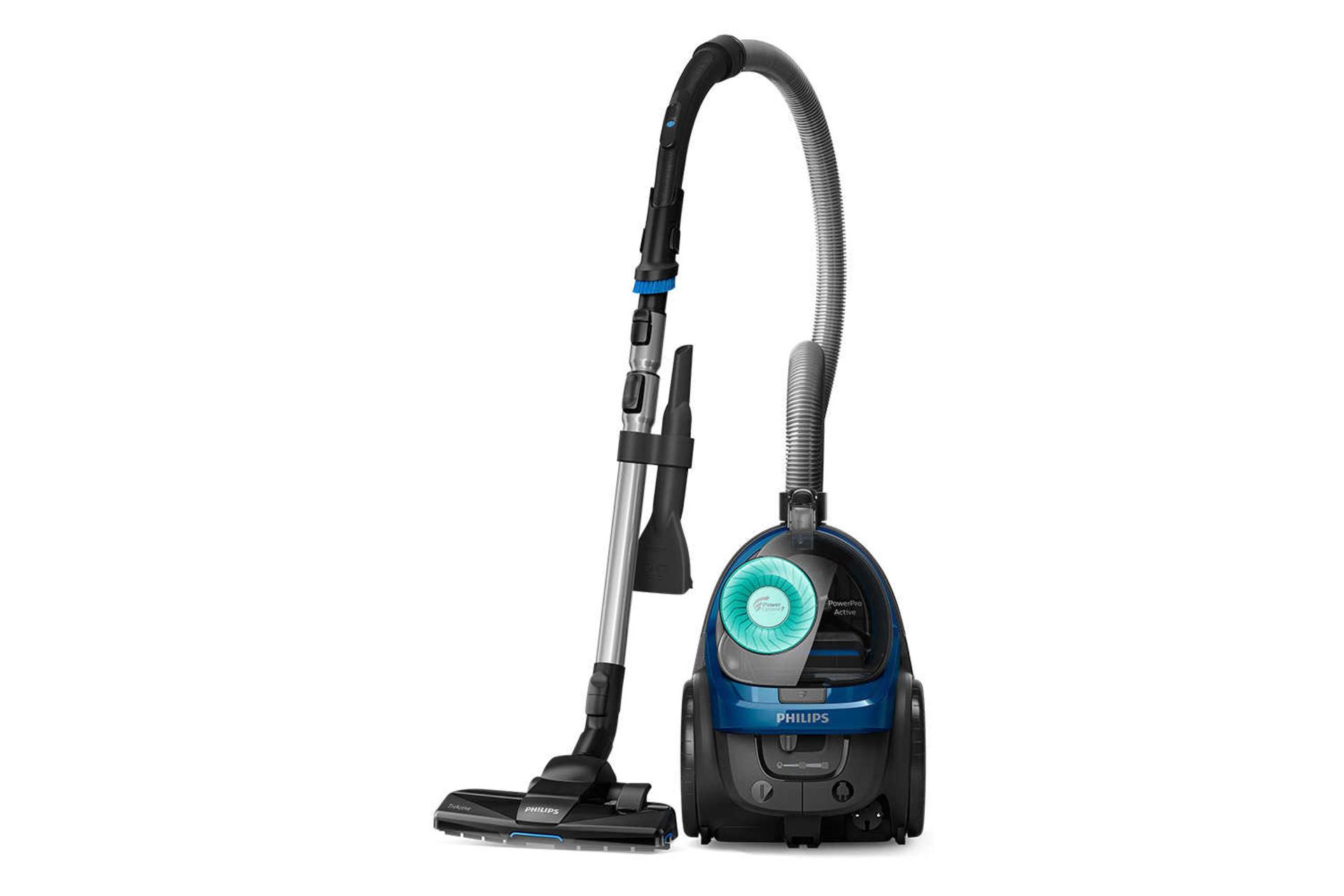 نمای جلوی جاروبرقی فیلیپس FC9570 به همراه لوله تلسکوپی