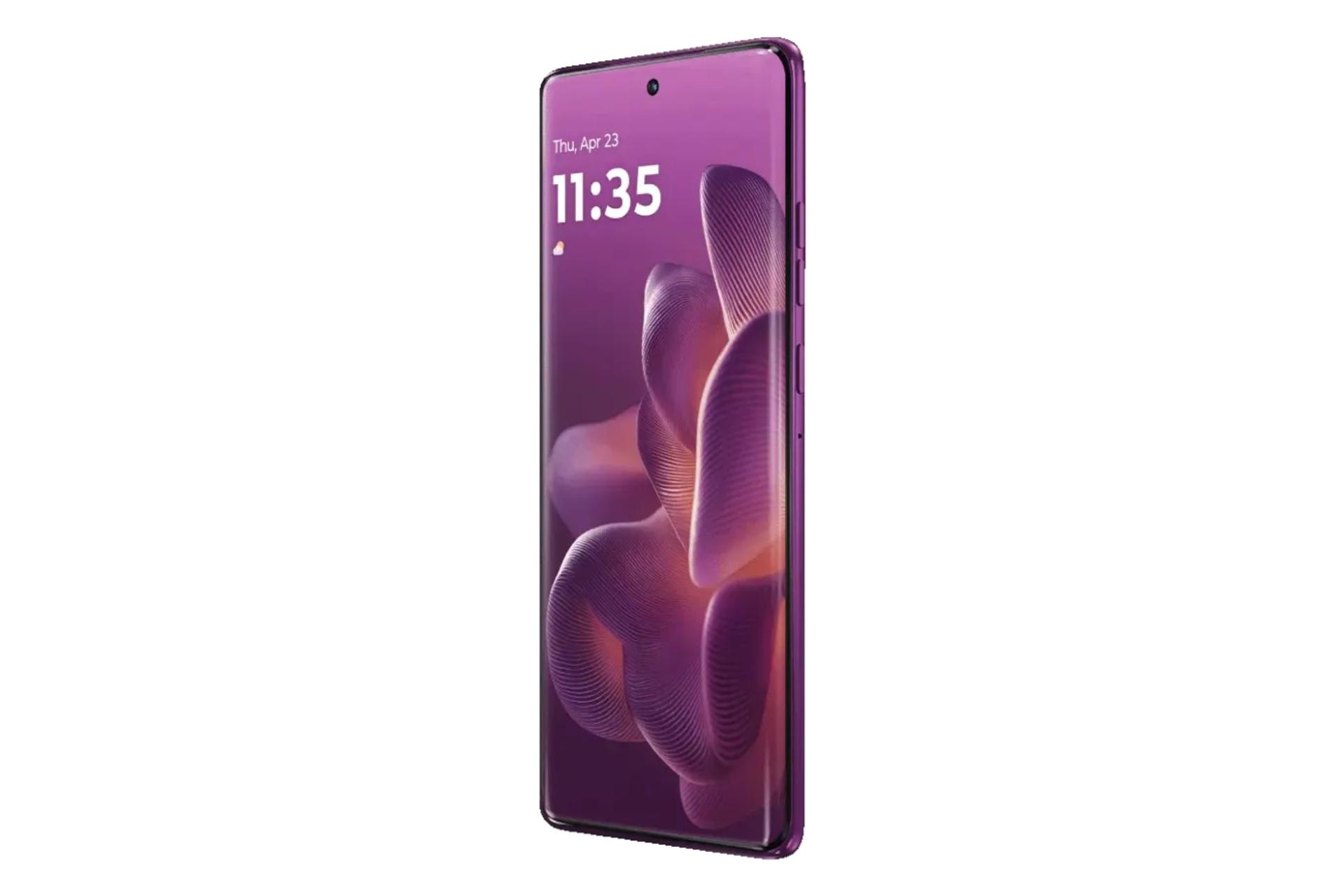 پنل جلو و صفحه نمایش گوشی موبایل اج 60 پرو بنفش / Motorola Edge 60 Pro