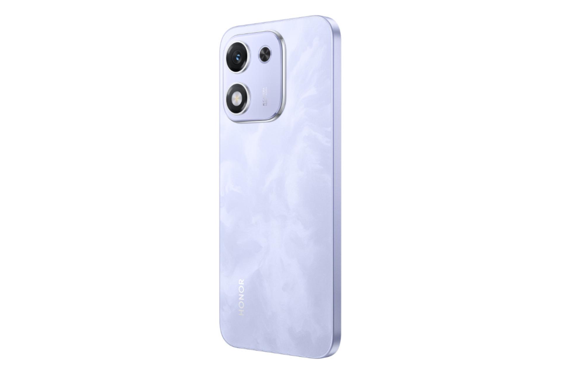 پنل پشت و چینش دوربین گوشی موبایل آنر HONOR X70i ارغوانی