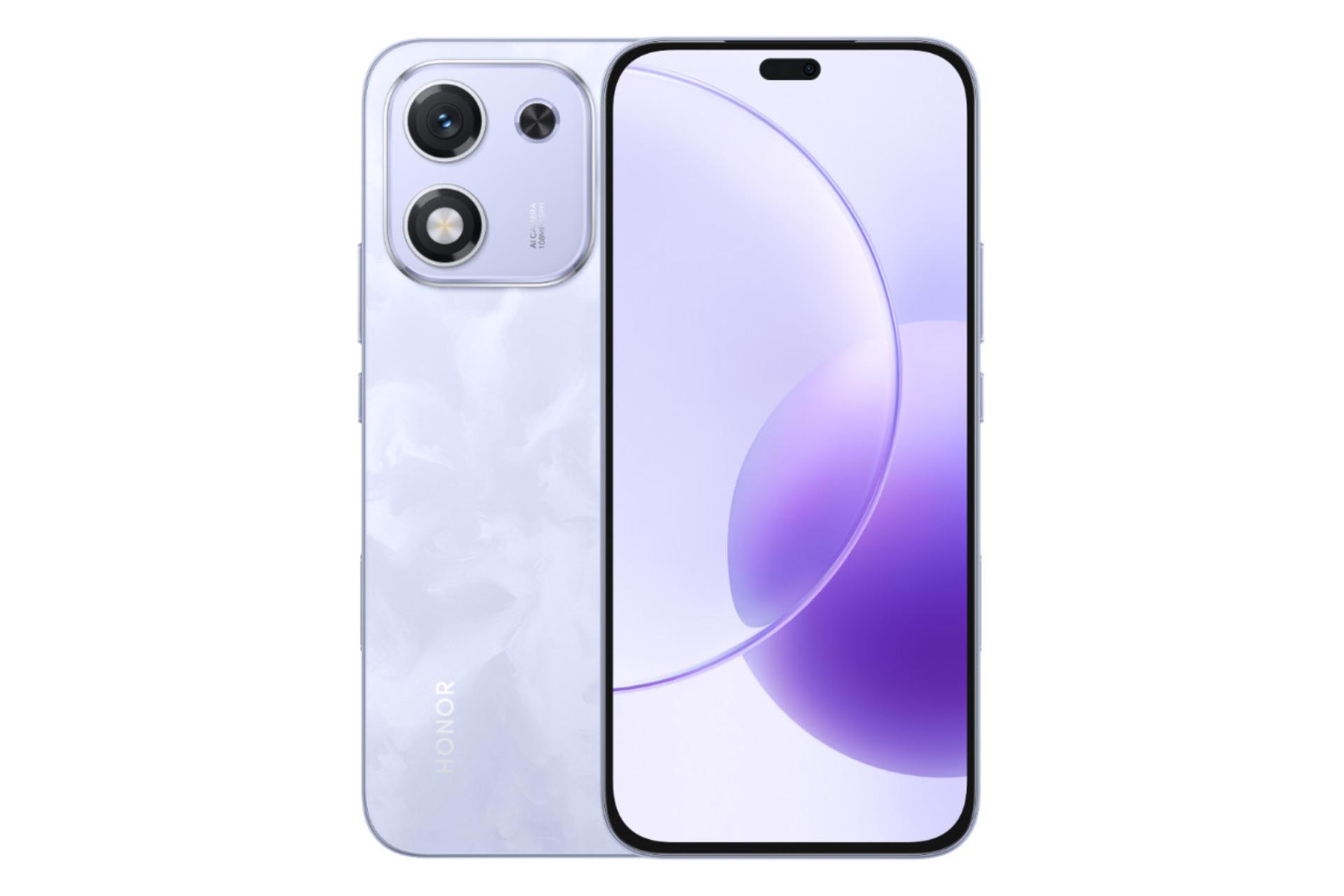 پنل جلو و پشت گوشی موبایل آنر HONOR X70i ارغوانی