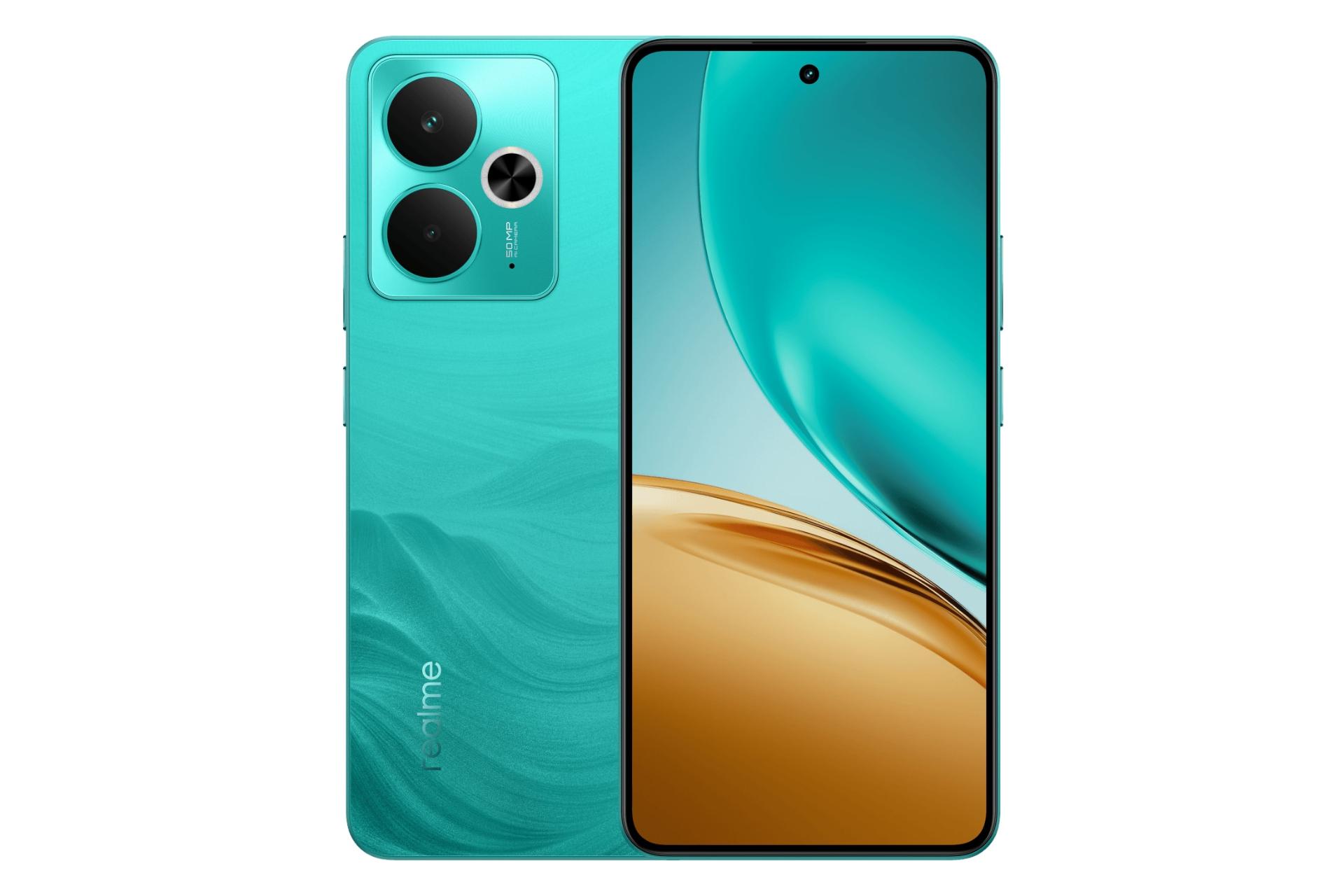 پنل جلو و پشت گوشی موبایل ریلمی Realme 14T سبز