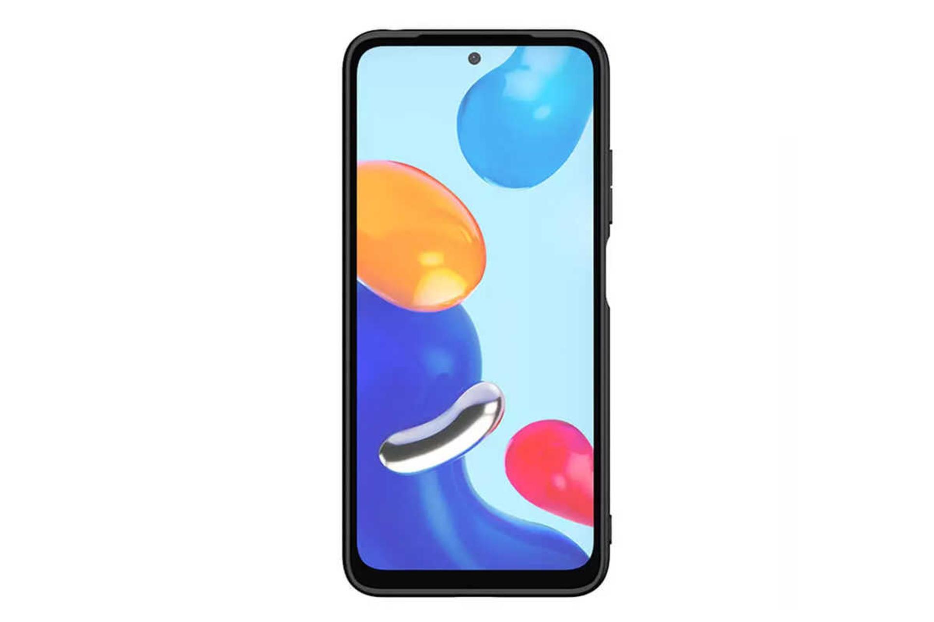 نمای بالای قاب گوشی نیلکین مدل Textured مناسب شیائومی Redmi Note 11 Global