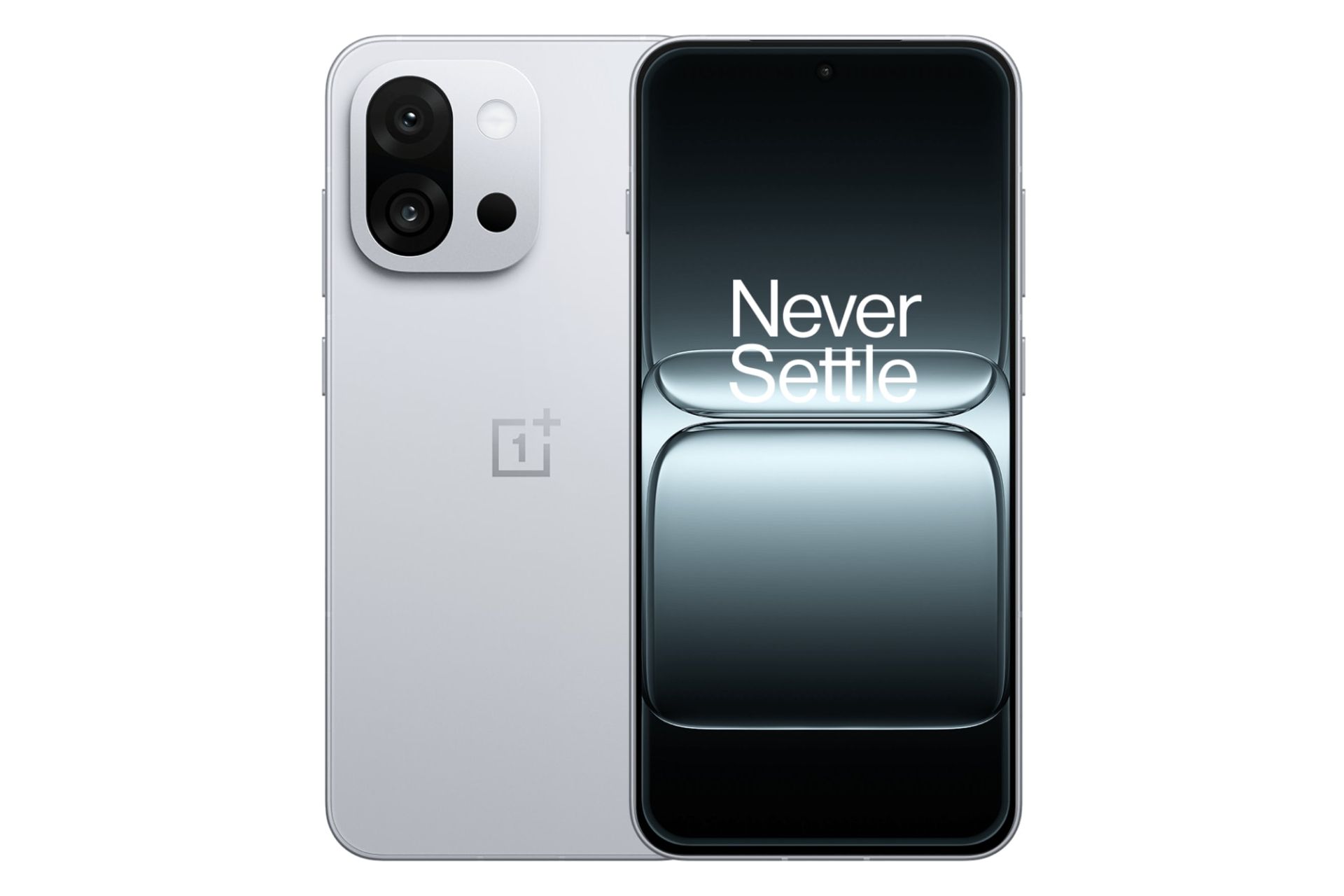 پنل جلو و پشت گوشی موبایل وان پلاس OnePlus 13T خاکستری روشن