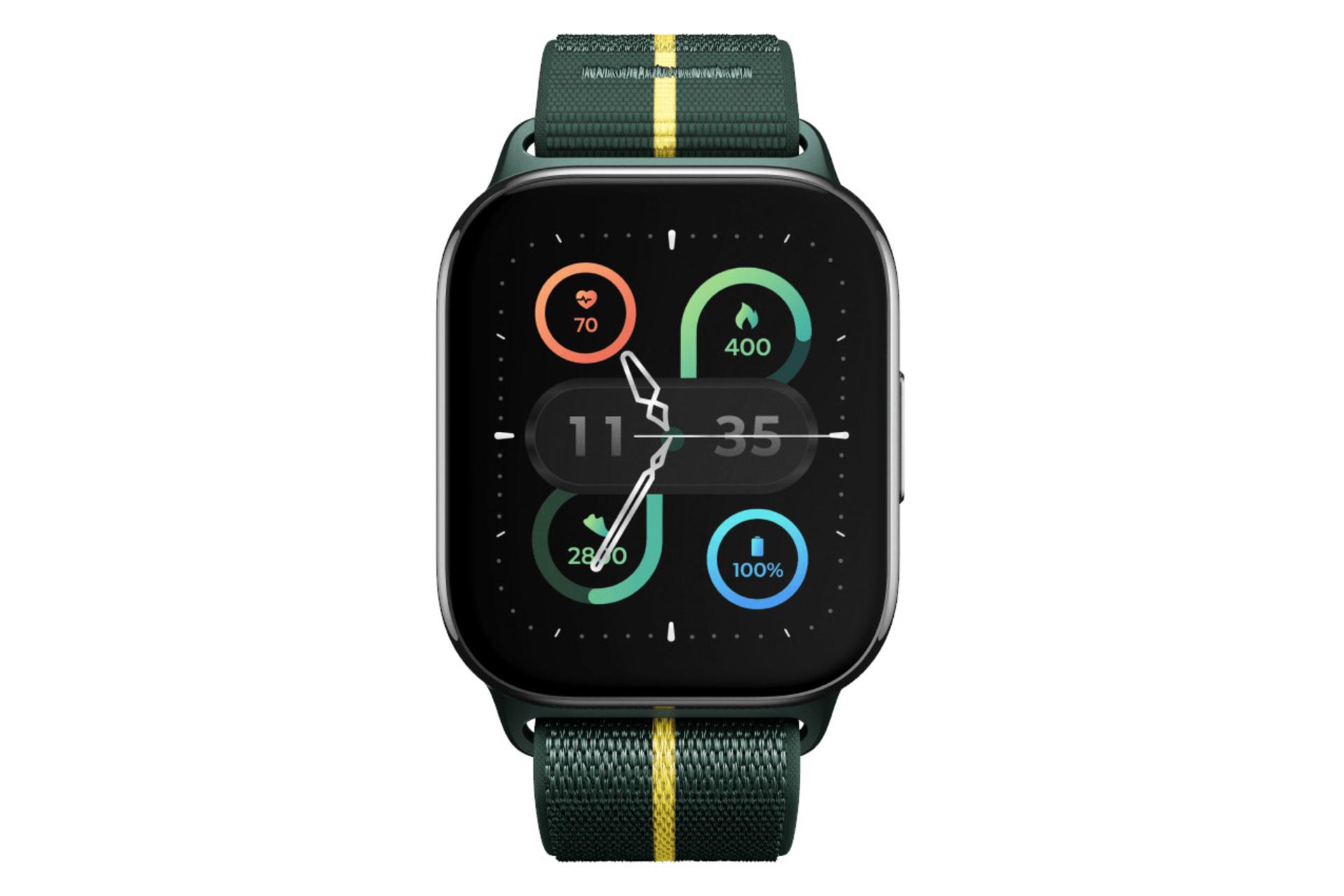 ساعت هوشمند موتورولا موتو واچ فیت از نمای روبرو / Motorola Moto Watch Fit