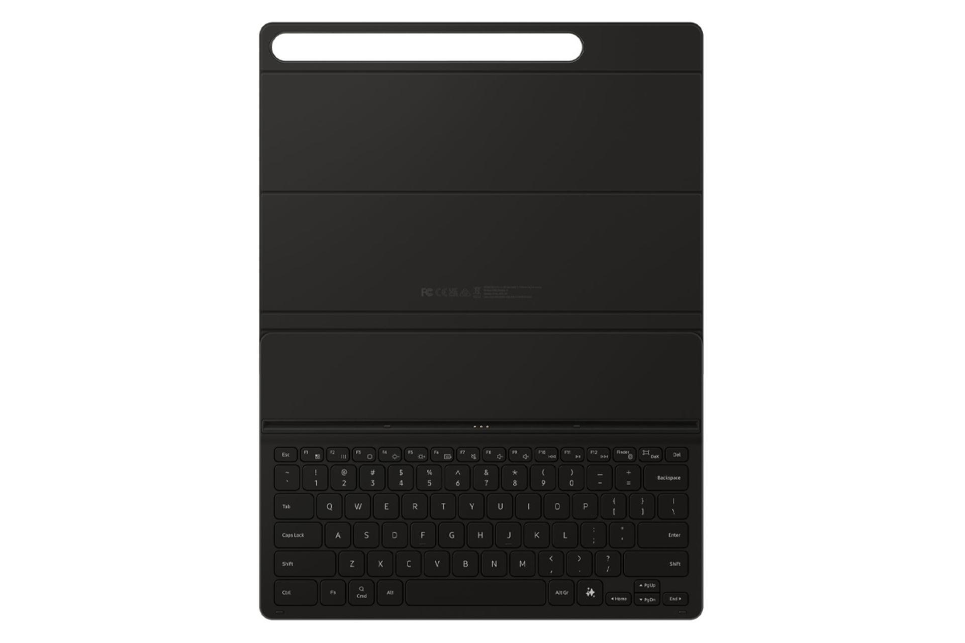 قاب تبلت کیف کلاسوری سامسونگ مدل Book Cover Keyboard Slim مناسب سامسونگ Galaxy Tab S9 Plus / S9 FE Plus