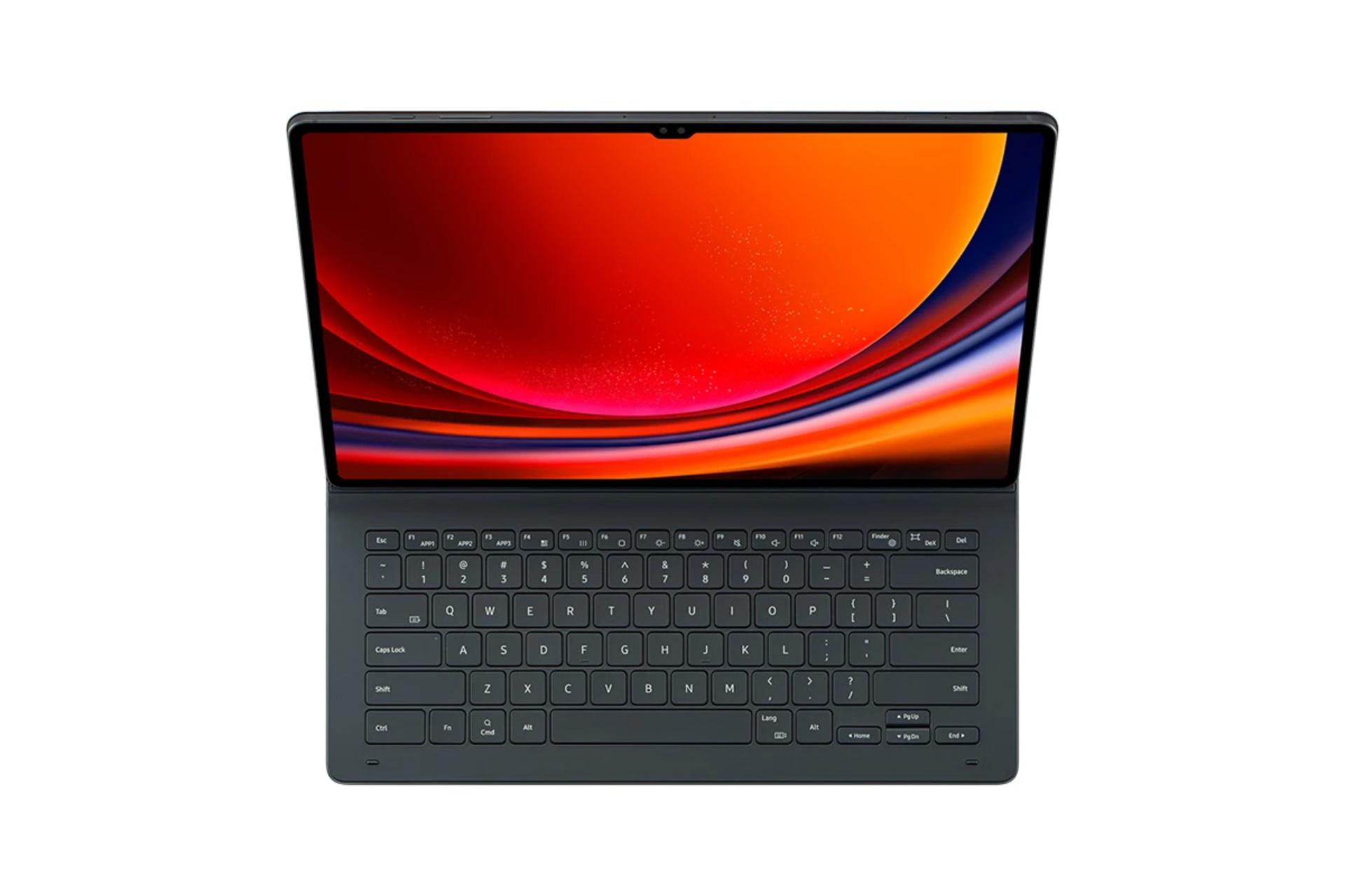 قاب تبلت کیف کلاسوری سامسونگ مدل Book Cover Keyboard Slim مناسب سامسونگ Galaxy Tab S9 Ultra