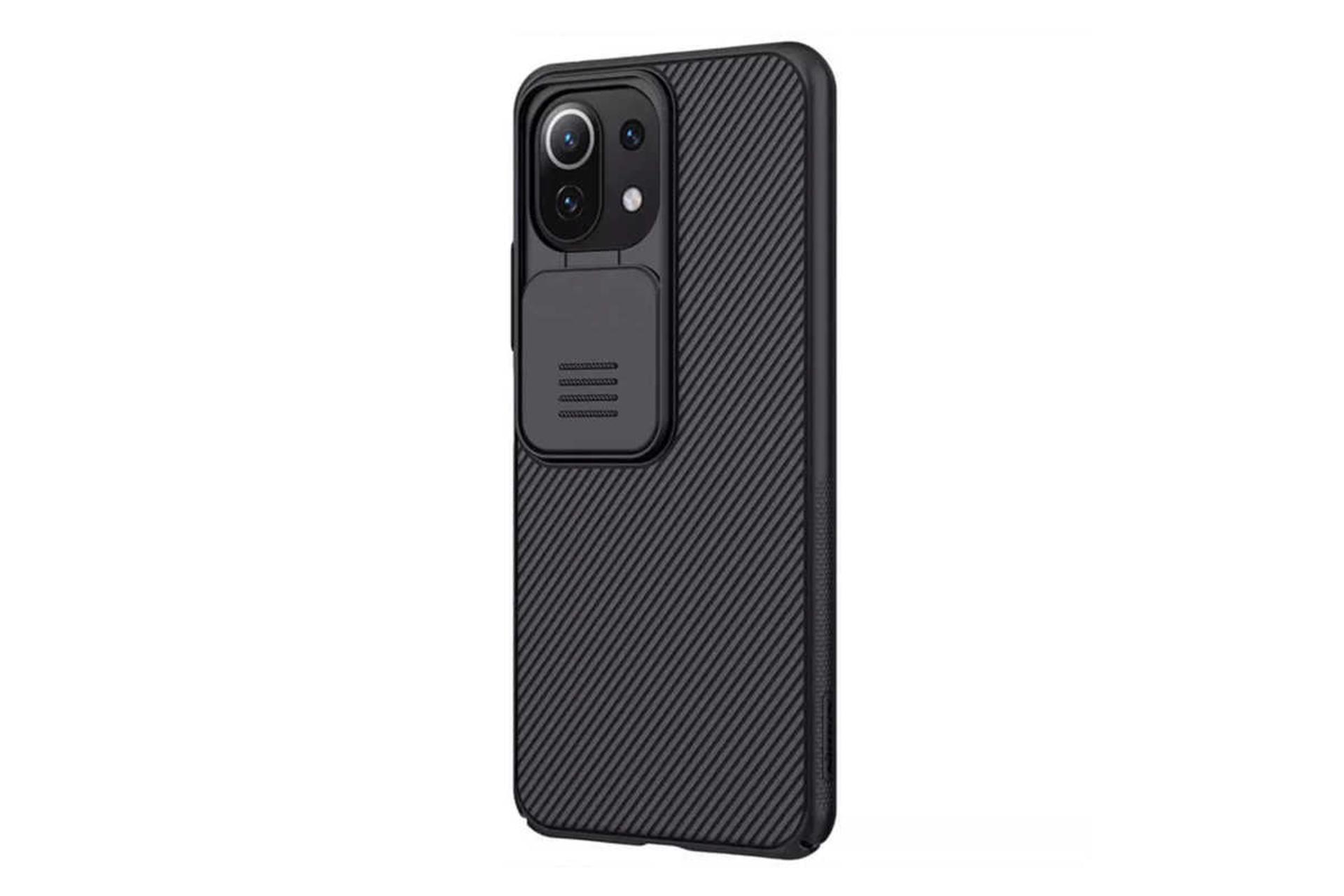نمای سمت راست قاب گوشی نیلکین مدل CamShield مناسب شیائومی Mi 11 Lite / Mi 11 Lite 5G رنگ مشکی