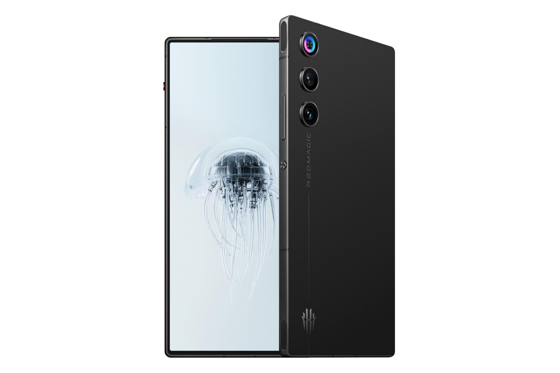 پنل جلو و پشت گوشی موبایل نوبیا رد مجیک 10 ایر زد تی ای مشکی / ZTE nubia RedMagic 10 Air