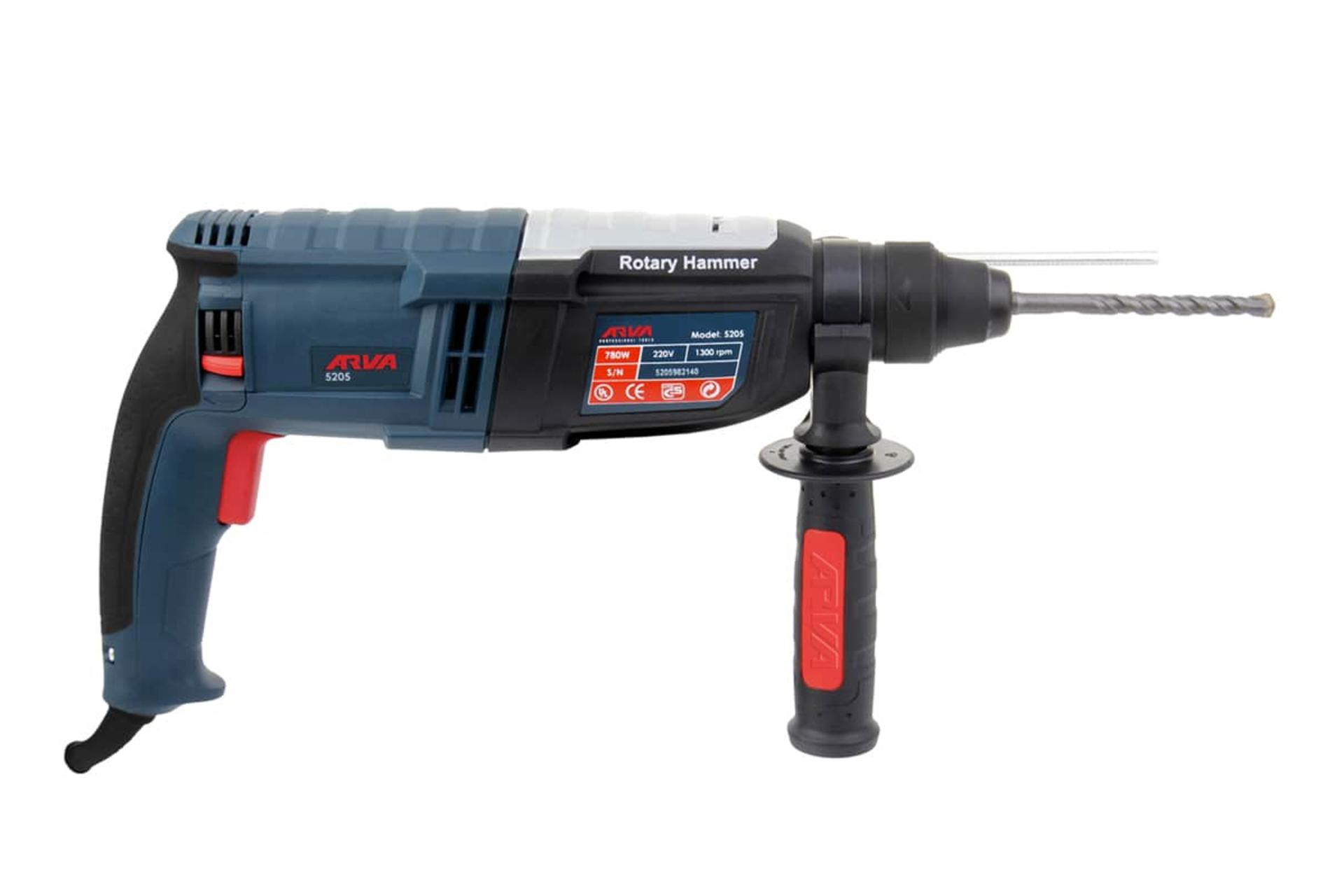 نمای کنار دریل بتن کن برقی آروا 5205
