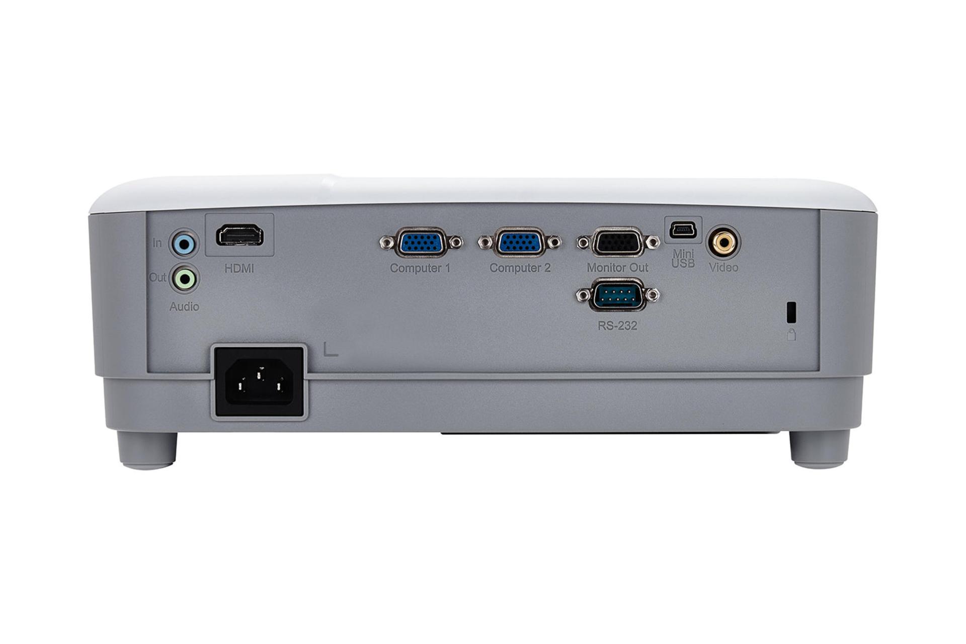 ویدیو پروژکتور ویوسونیک ViewSonic PA503X نمای پشت و درگاه ها
