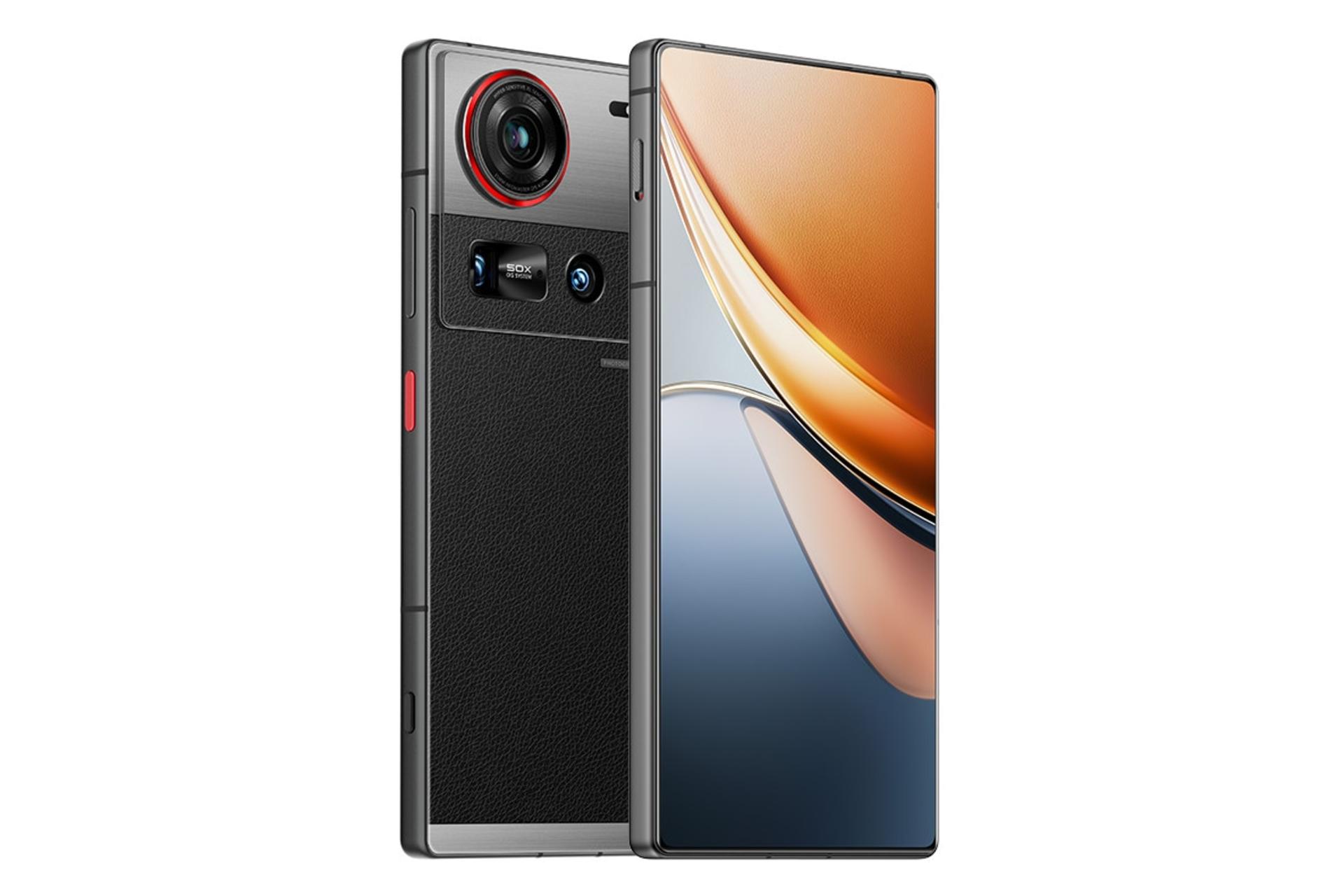 نمای جانبی گوشی موبایل نوبیا Z70S اولترا زد تی ای مشکی / ZTE nubia Z70S Ultra