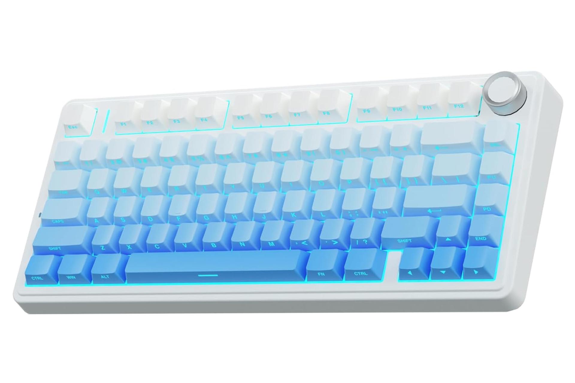 کیبورد آئولا F75 Pro رنگ آبی