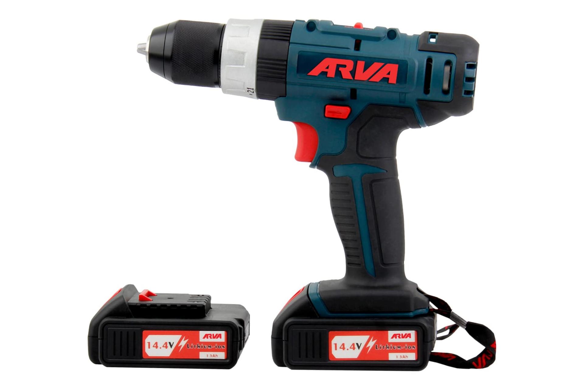 نمای کنار دریل پیچ گوشتی شارژی آروا 5842