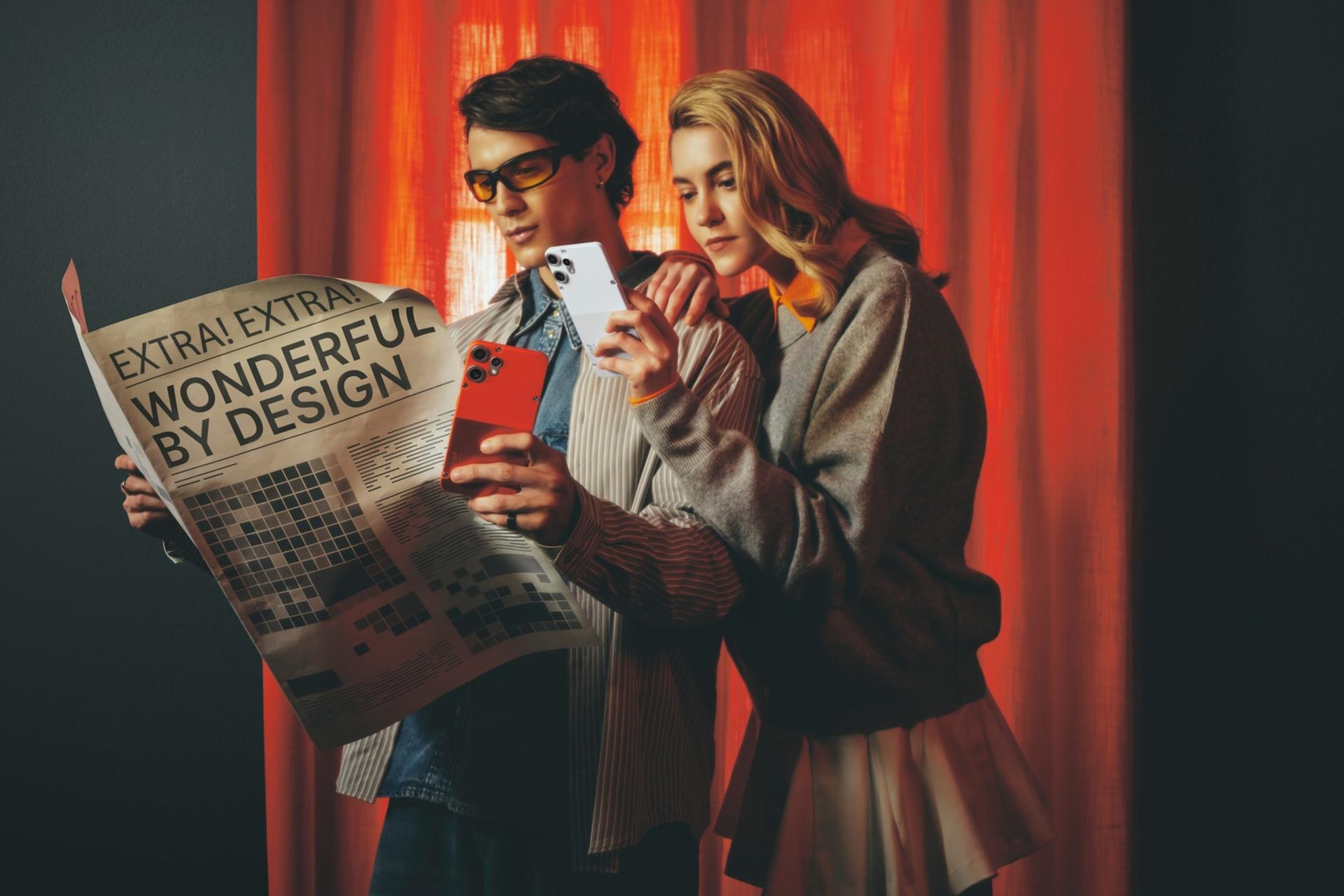 کاربری گوشی موبایل سی ام اف فون 2 پرو نارنجی و سفید / CMF Phone 2 Pro