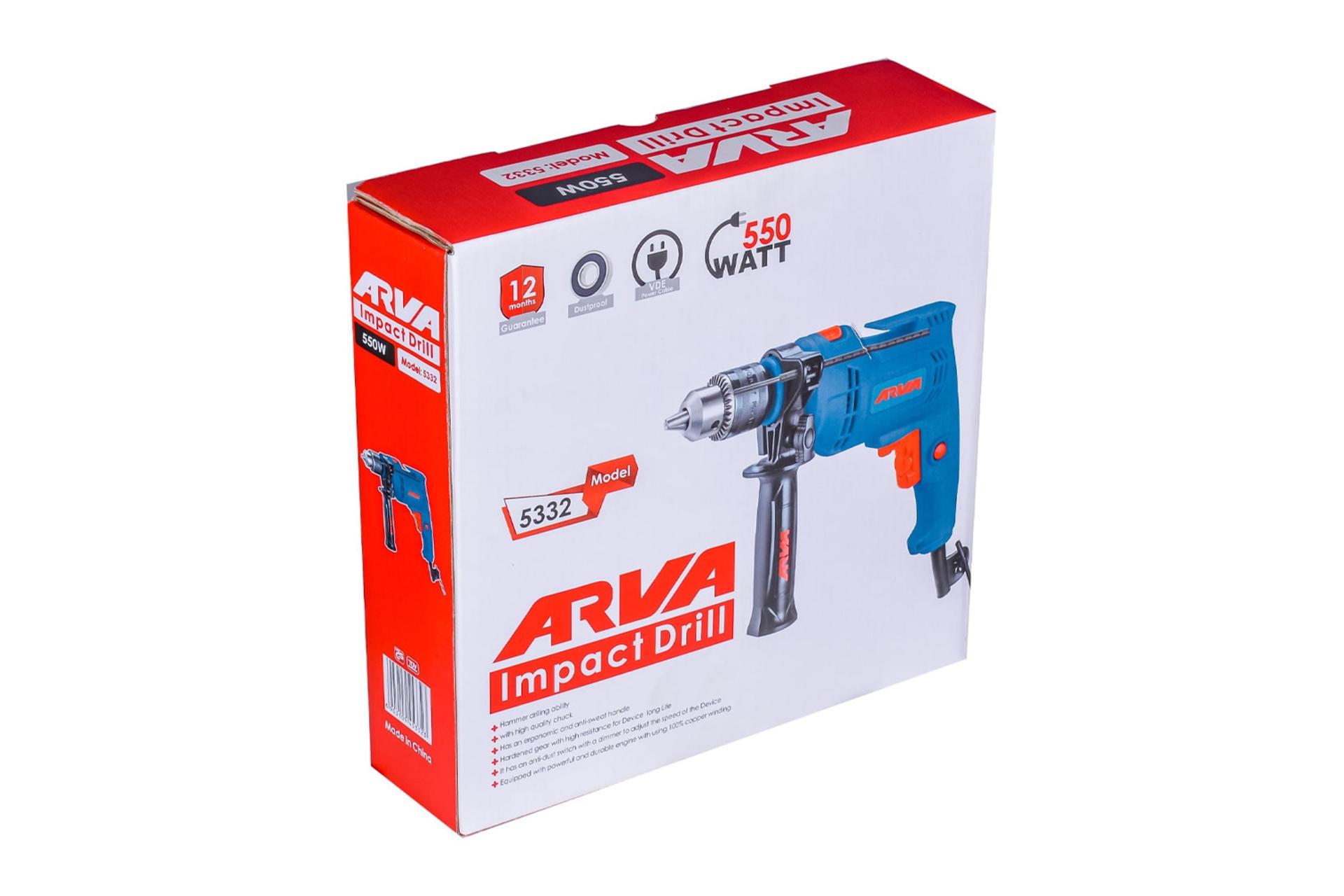 جعبه دریل چکشی برقی آروا 5332