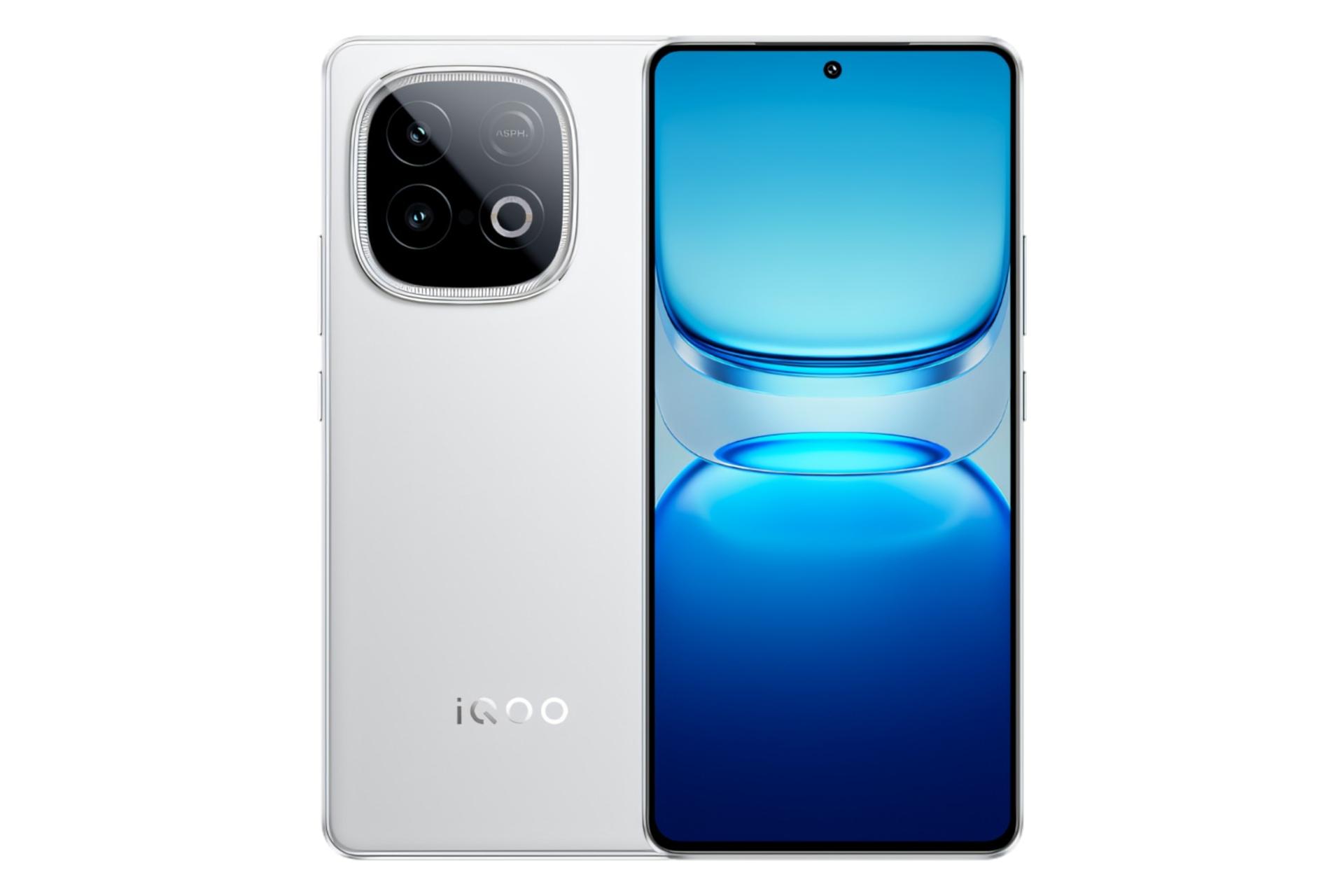 پنل جلو و پشت گوشی موبایل iQOO Z10 توربو پرو ویوو سفید / vivo iQOO Z10 Turbo Pro